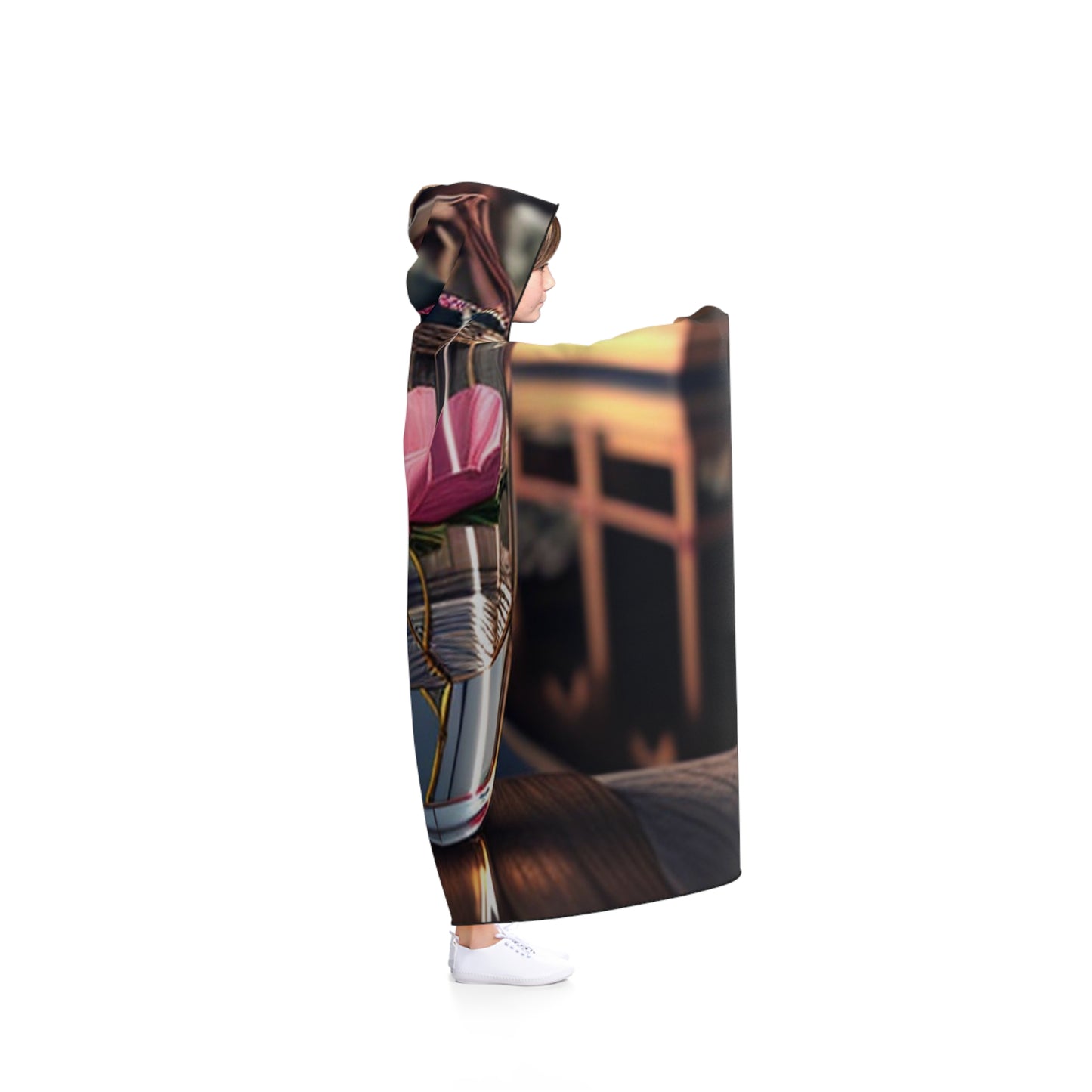 Hooded Blanket Pink Magnolia 4