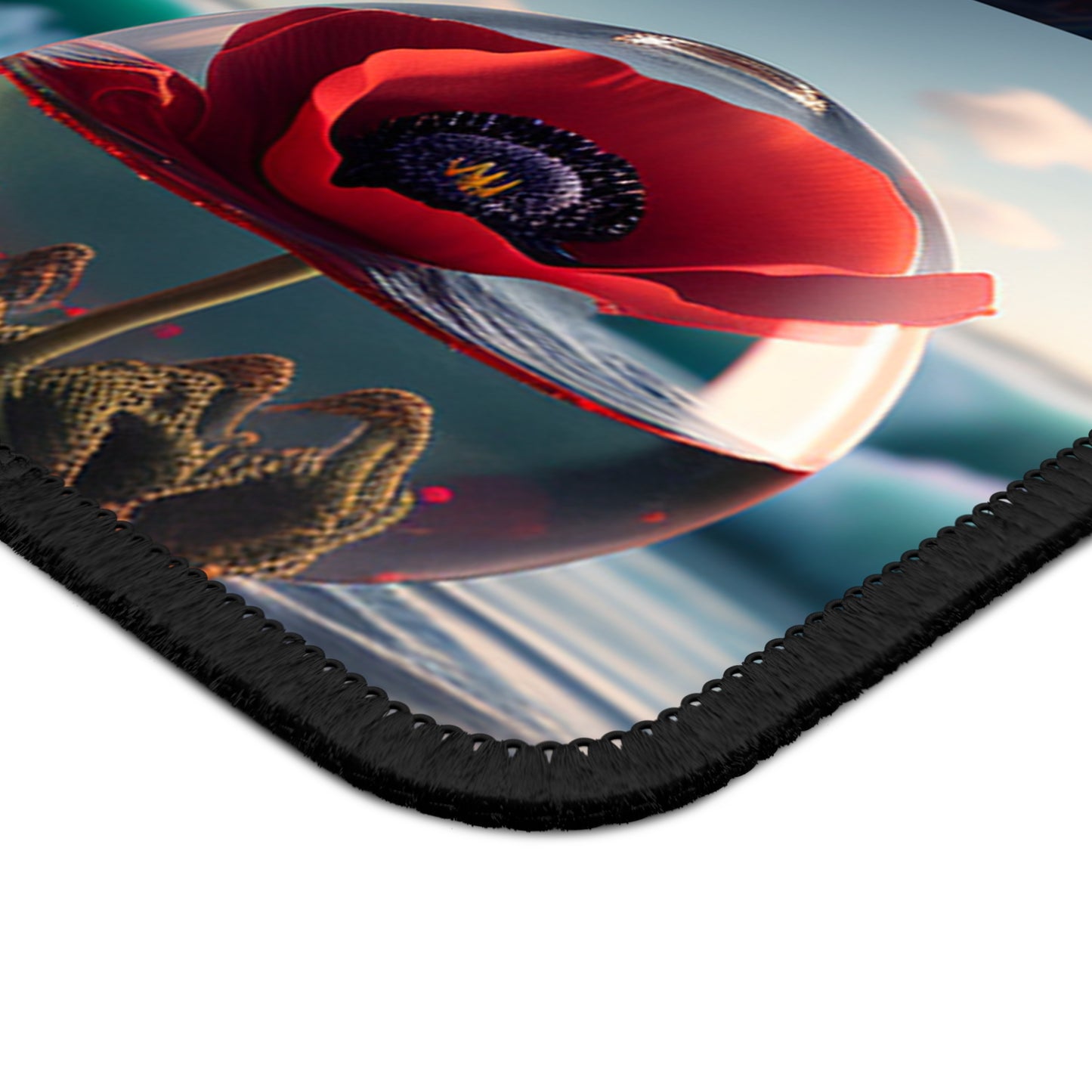Gaming Mouse Pad Red Anemone in a Vase 5