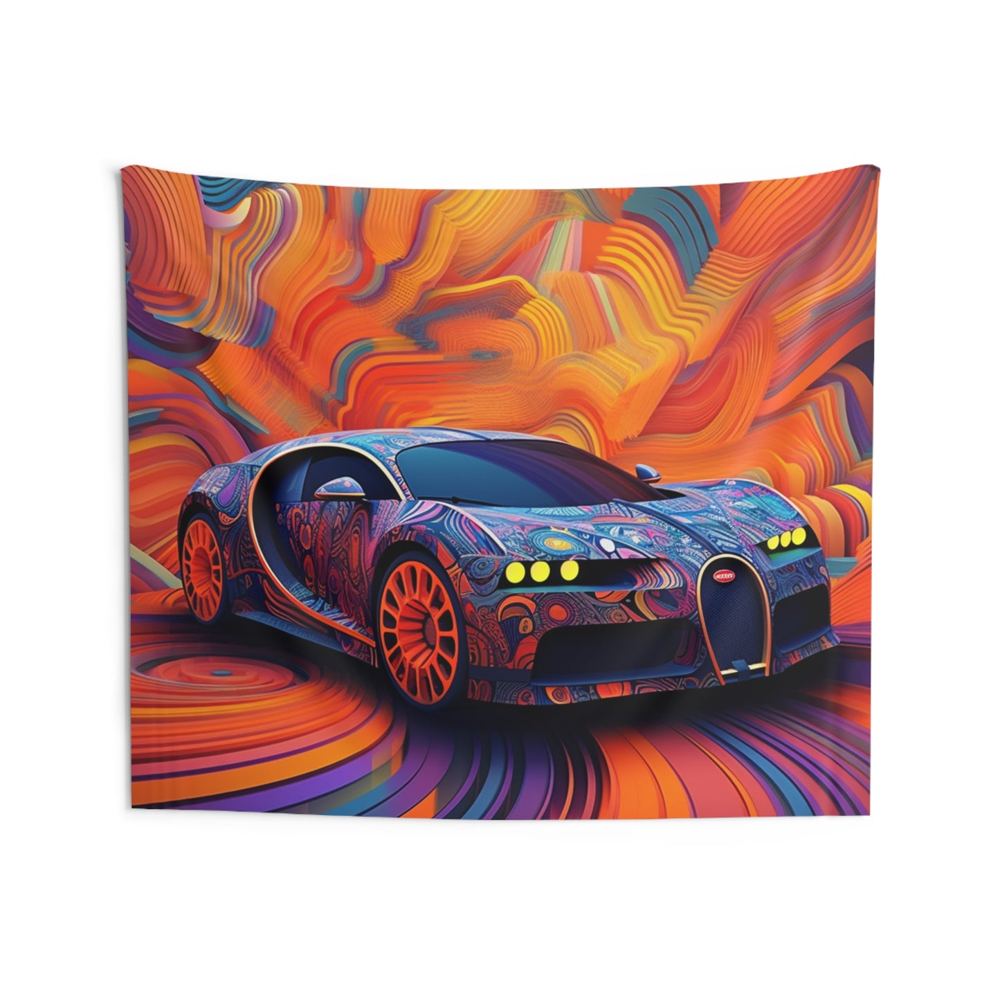 Indoor Wall Tapestries Bugatti Abstract Concept 4