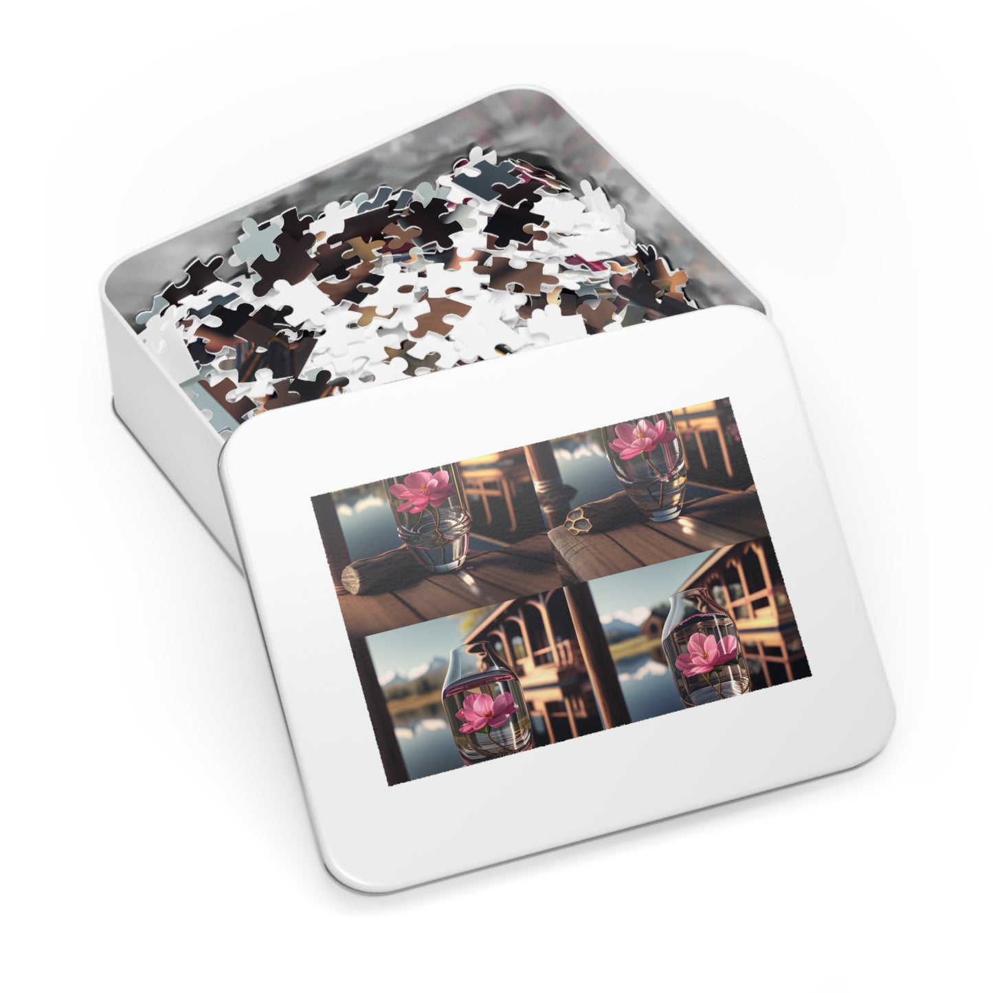 Jigsaw Puzzle (30, 110, 252, 500,1000-Piece) Pink Magnolia 5
