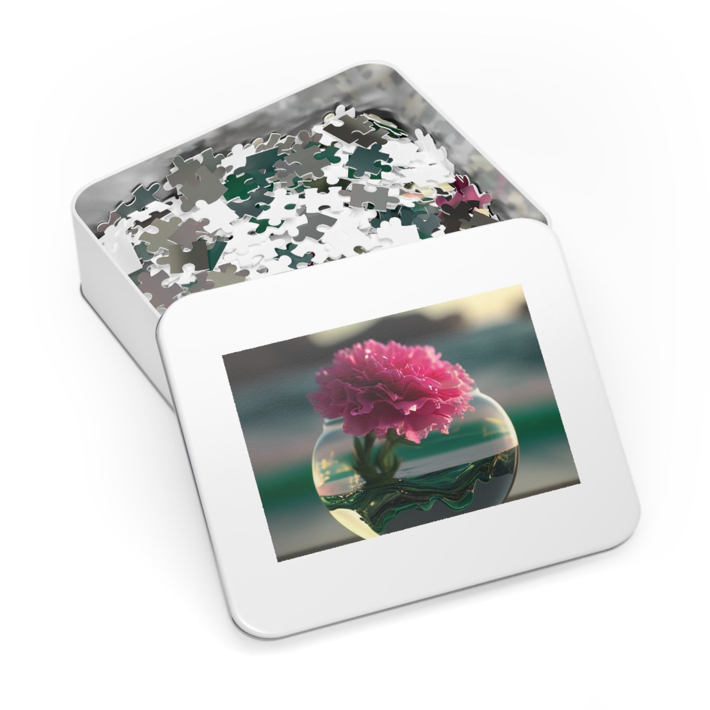 Jigsaw Puzzle (30, 110, 252, 500,1000-Piece) Carnation 3