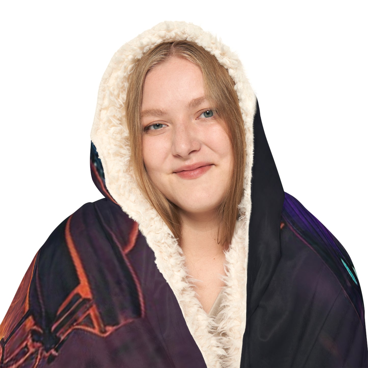 Snuggle Hooded Blanket Street Light Butterfly 4