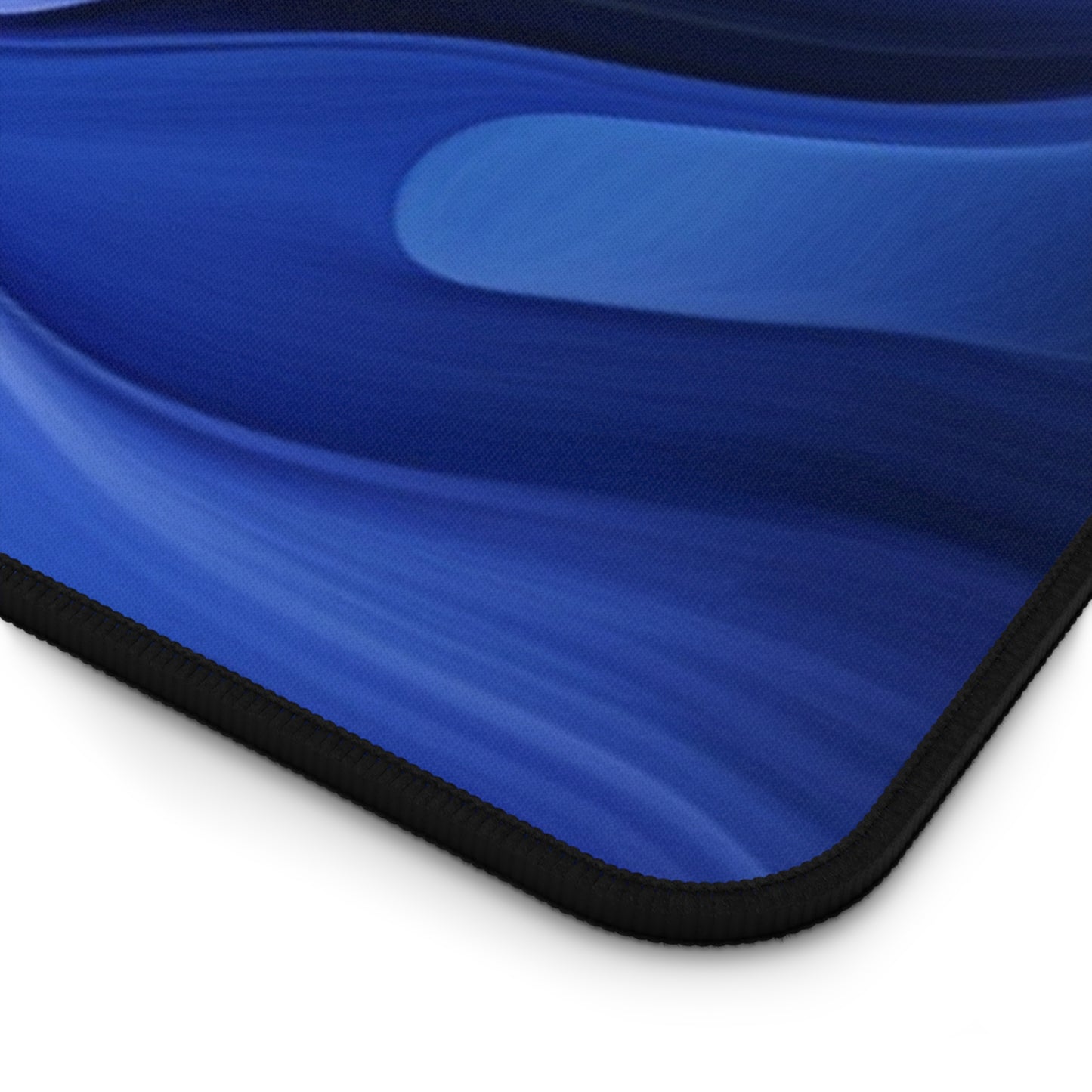 Desk Mat Abstract Blue Tulip 3