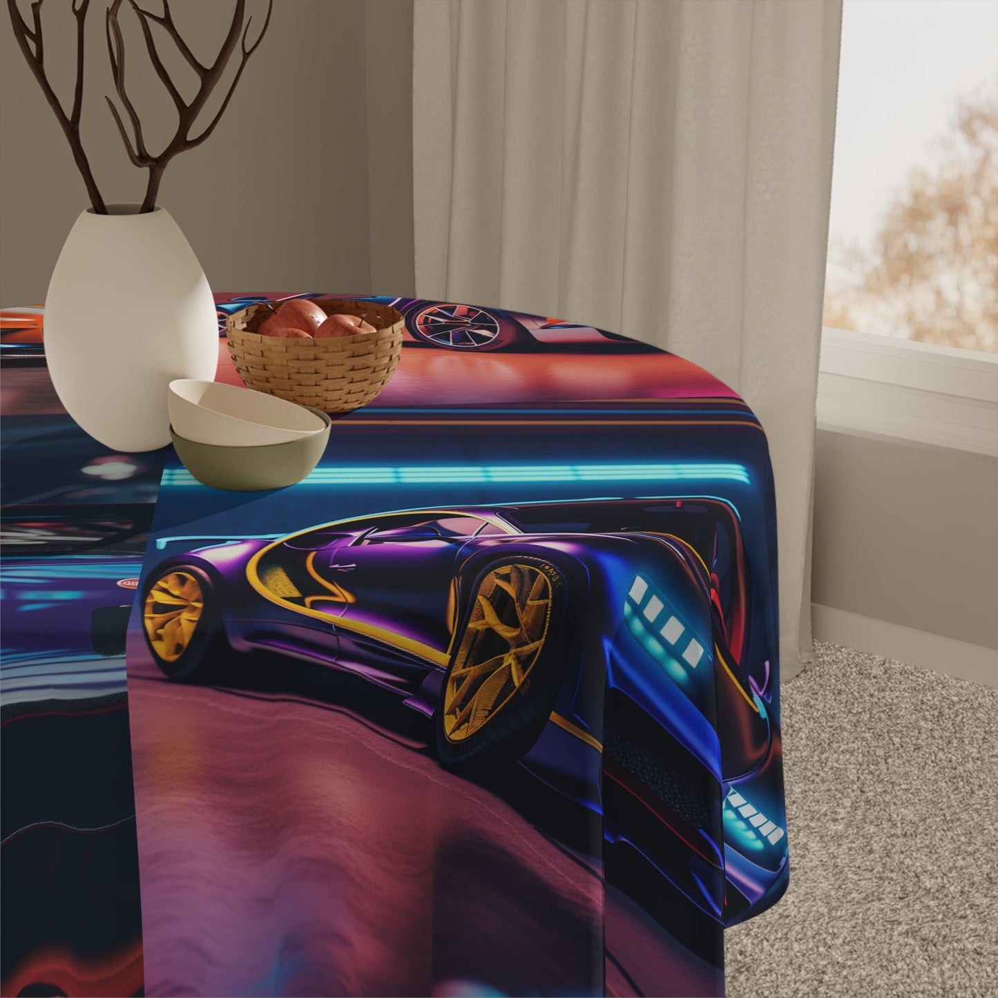 Tablecloth Hyper Bugatti Neon Chiron 5