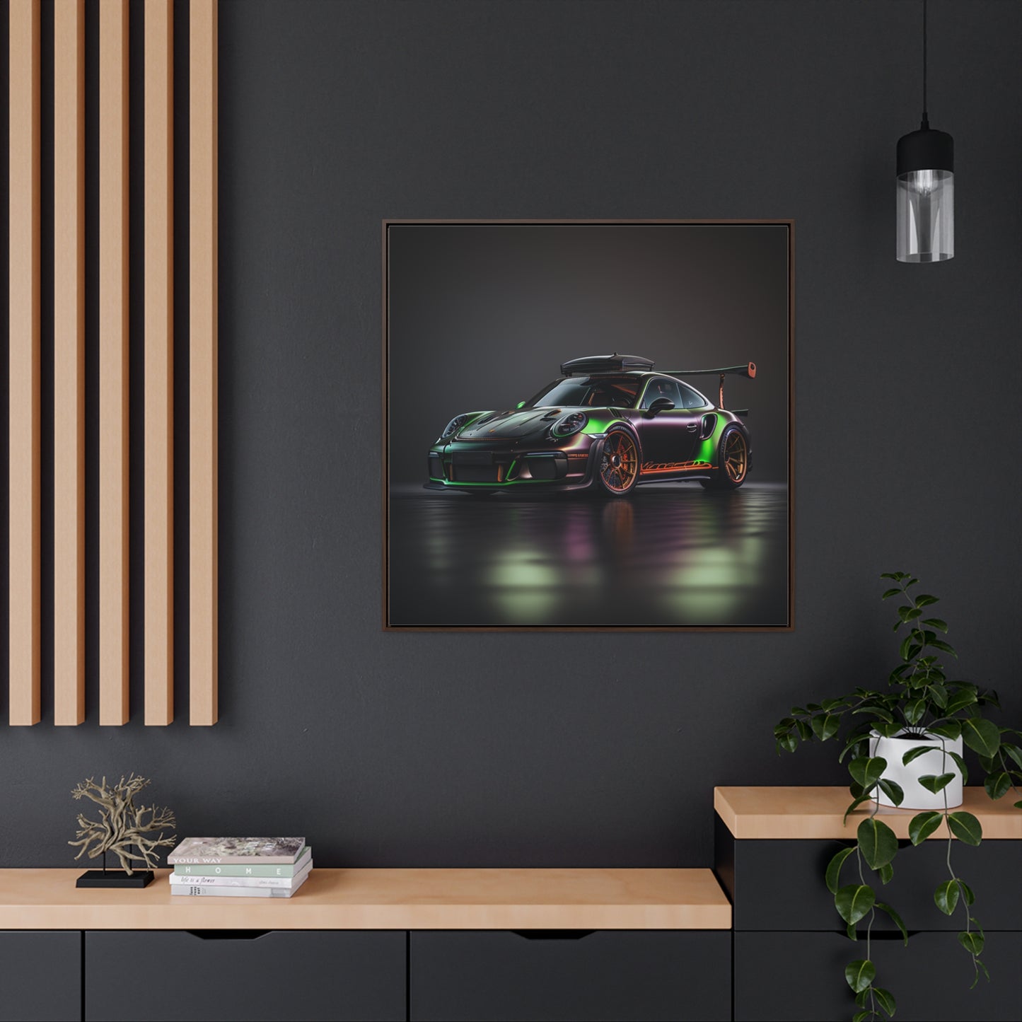 Gallery Canvas Wraps, Square Frame Porsche Color 2