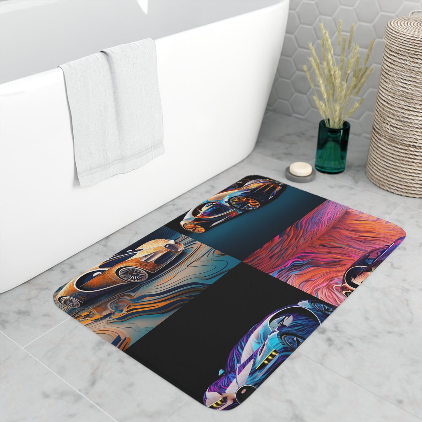 Memory Foam Bath Mat Bugatti Abstract Flair 5