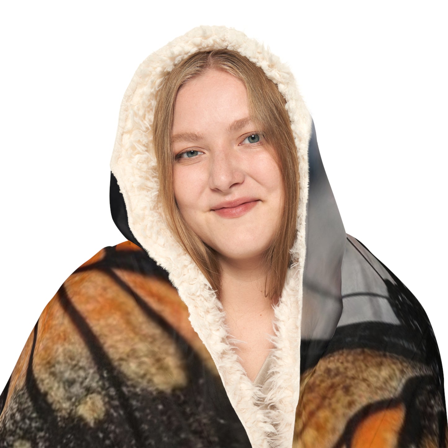 Snuggle Hooded Blanket Water Butterfly Street 4