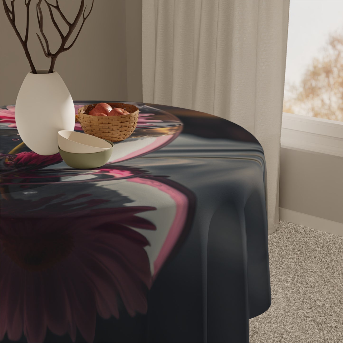 Tablecloth Daisy in a vase 3
