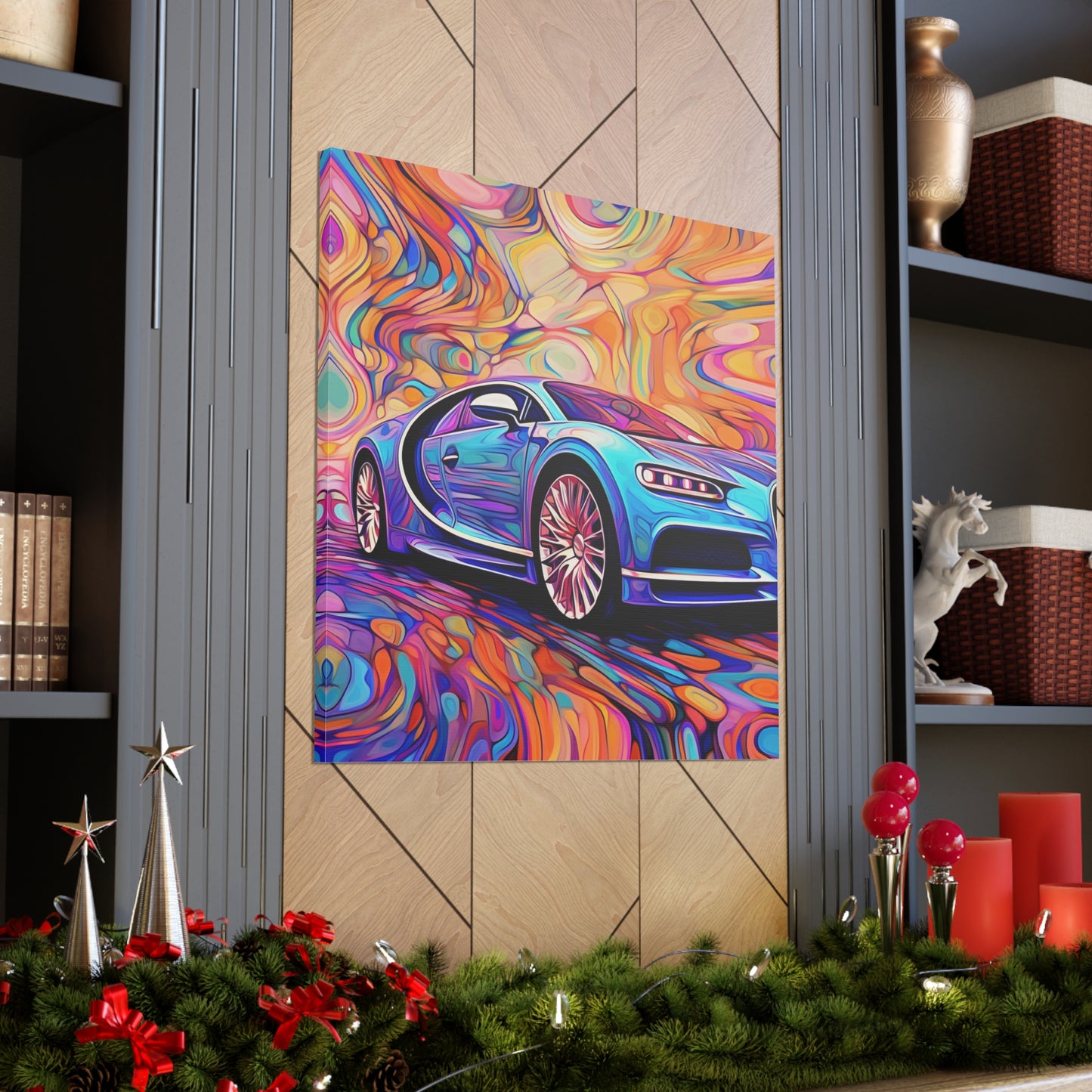 Canvas Gallery Wraps Bugatti Abstract Concept 3