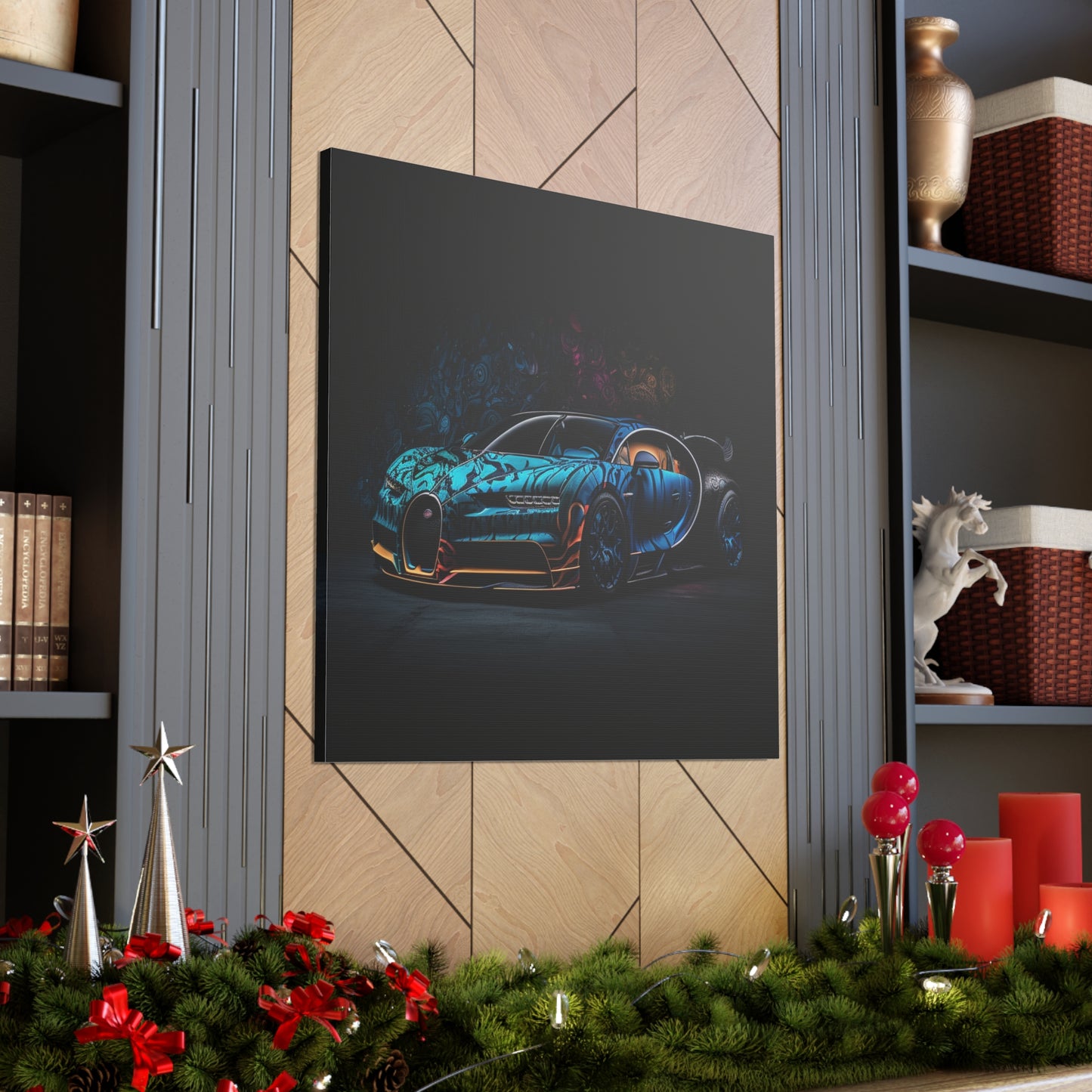 Canvas Gallery Wraps Bugatti Blue 3