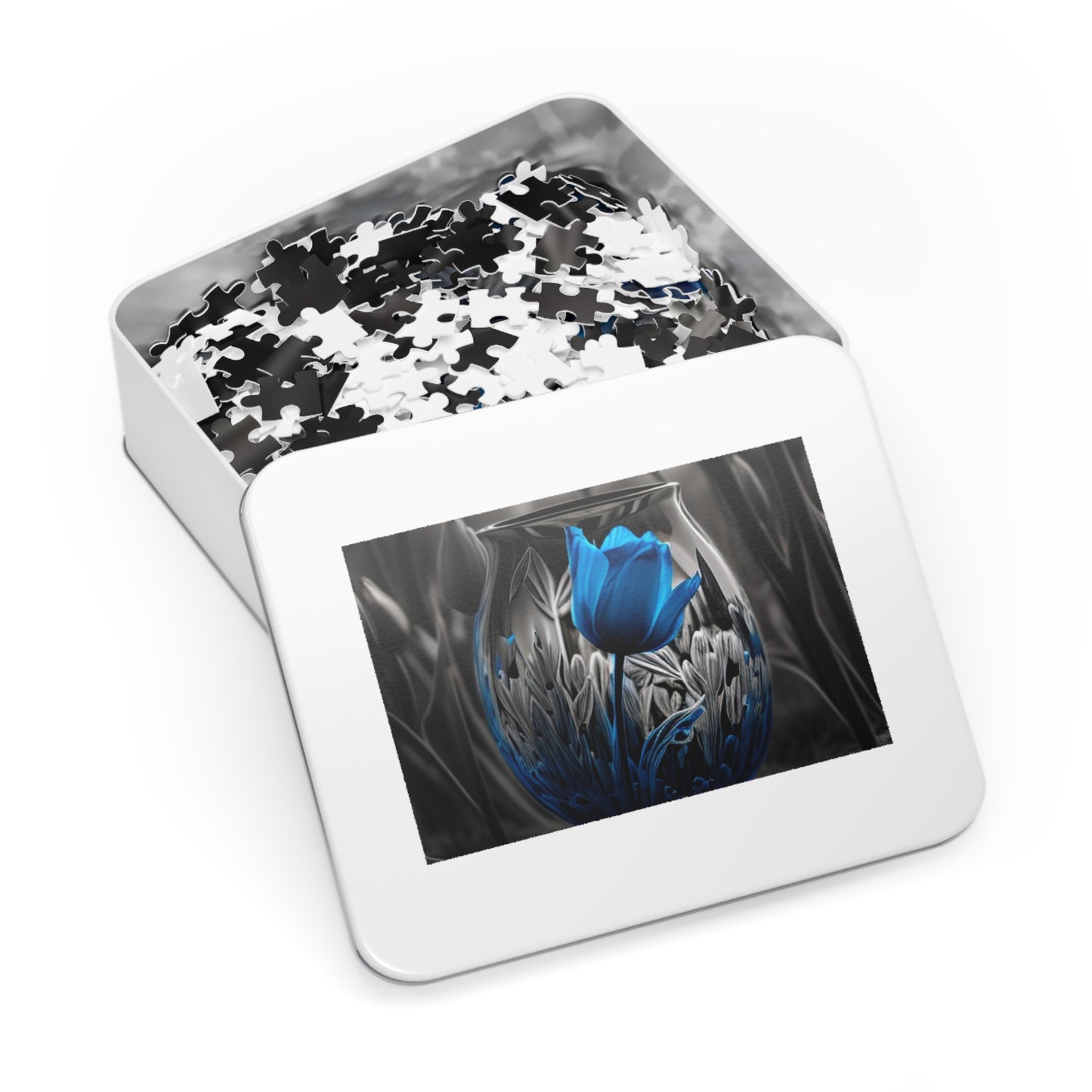 Jigsaw Puzzle (30, 110, 252, 500,1000-Piece) Tulip Blue 1