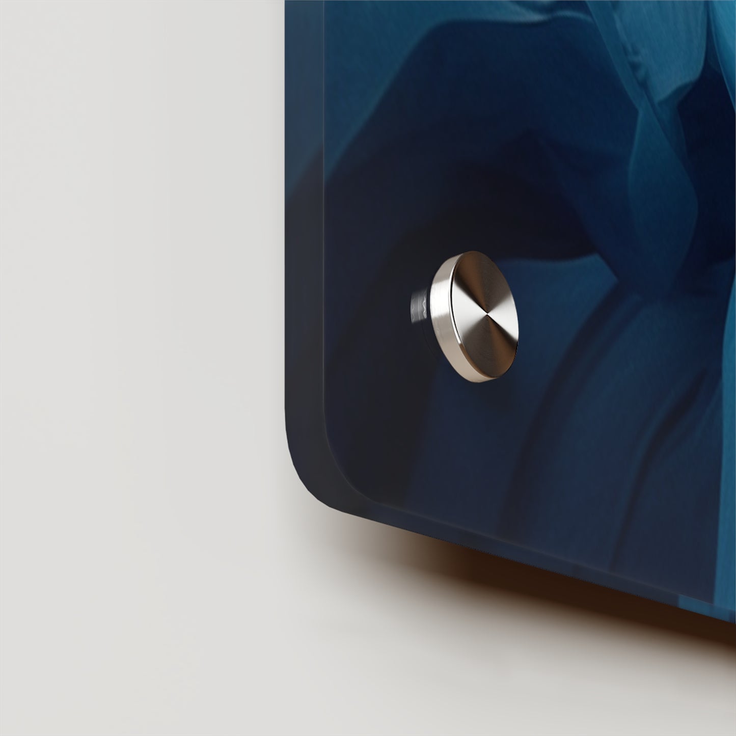 Acrylic Wall Art Panels Blue Tluip Abstract 2