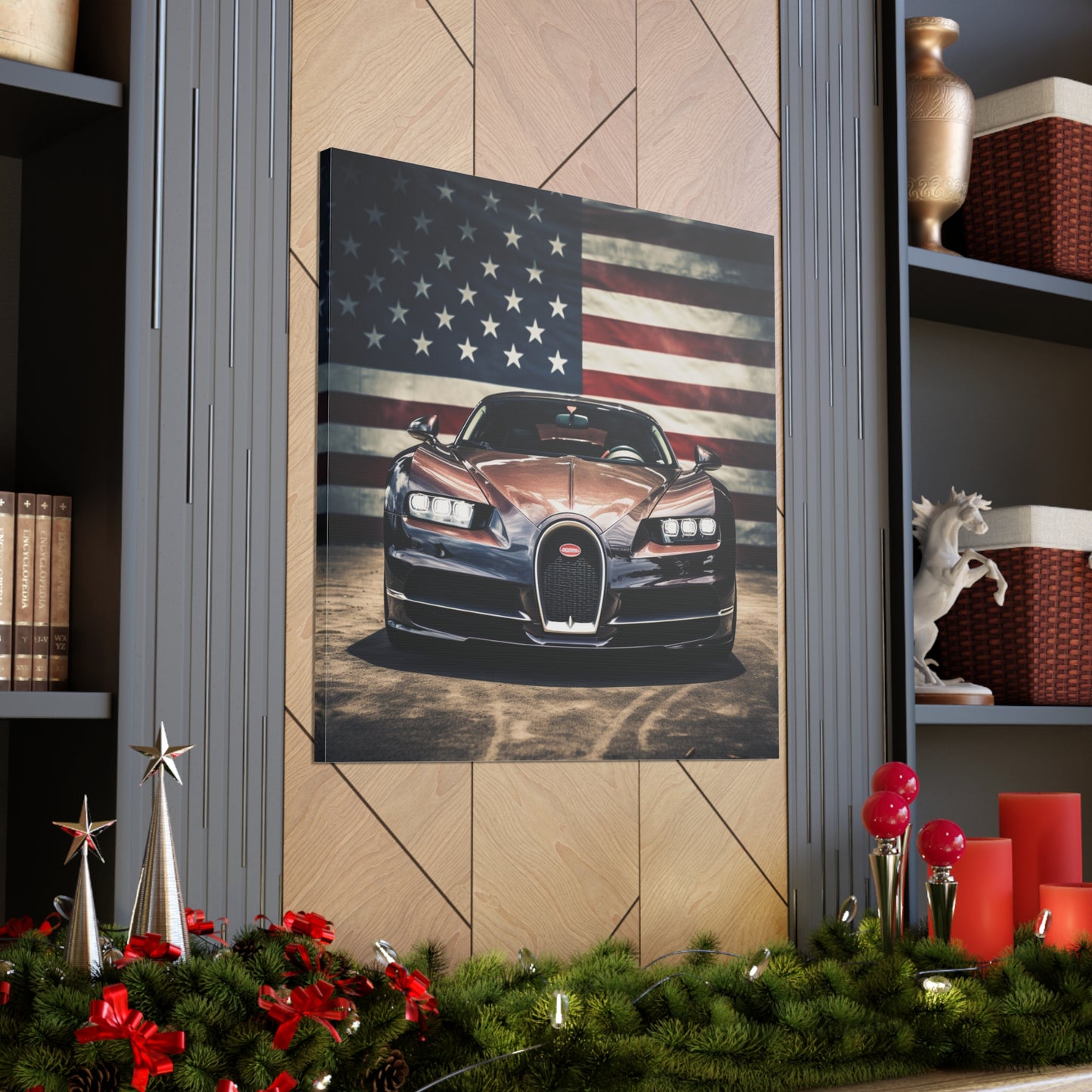Canvas Gallery Wraps Bugatti Flag 4