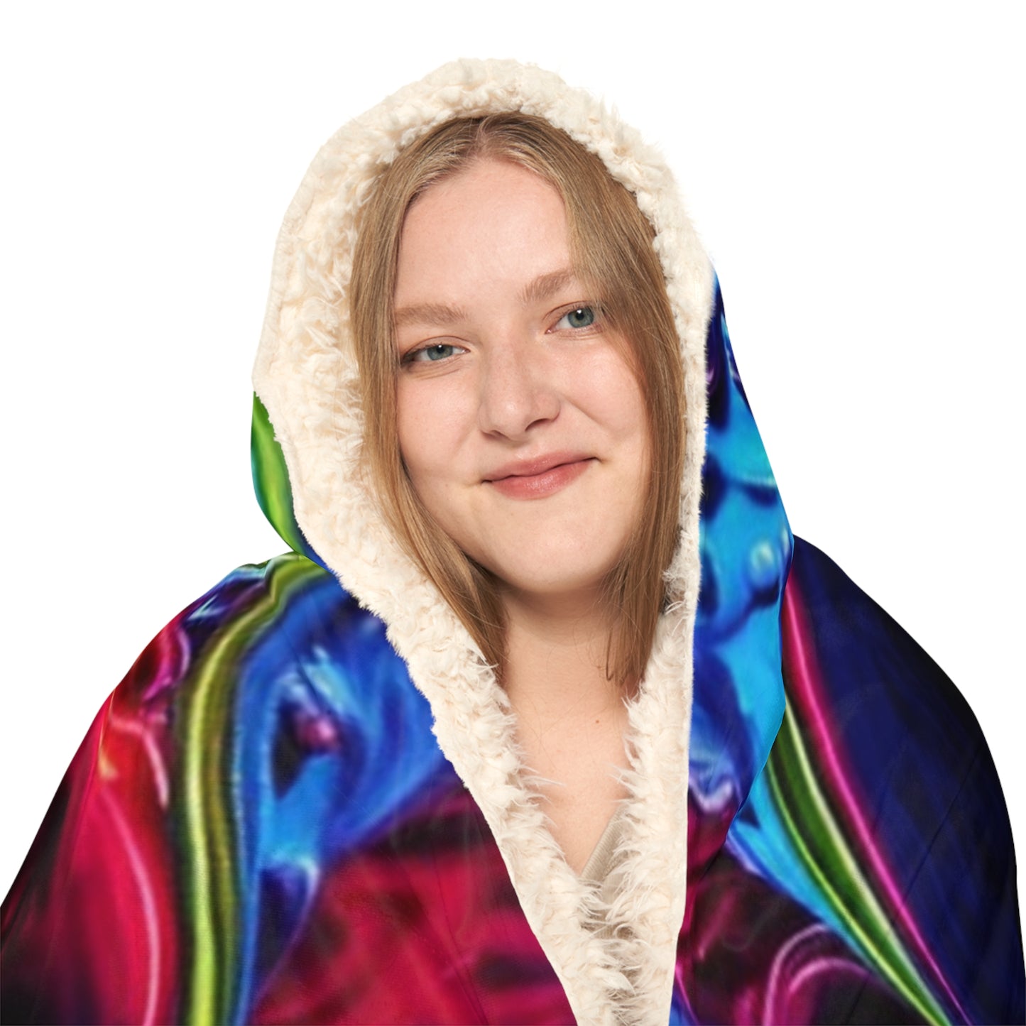 Snuggle Hooded Blanket Macro Skull Color 3