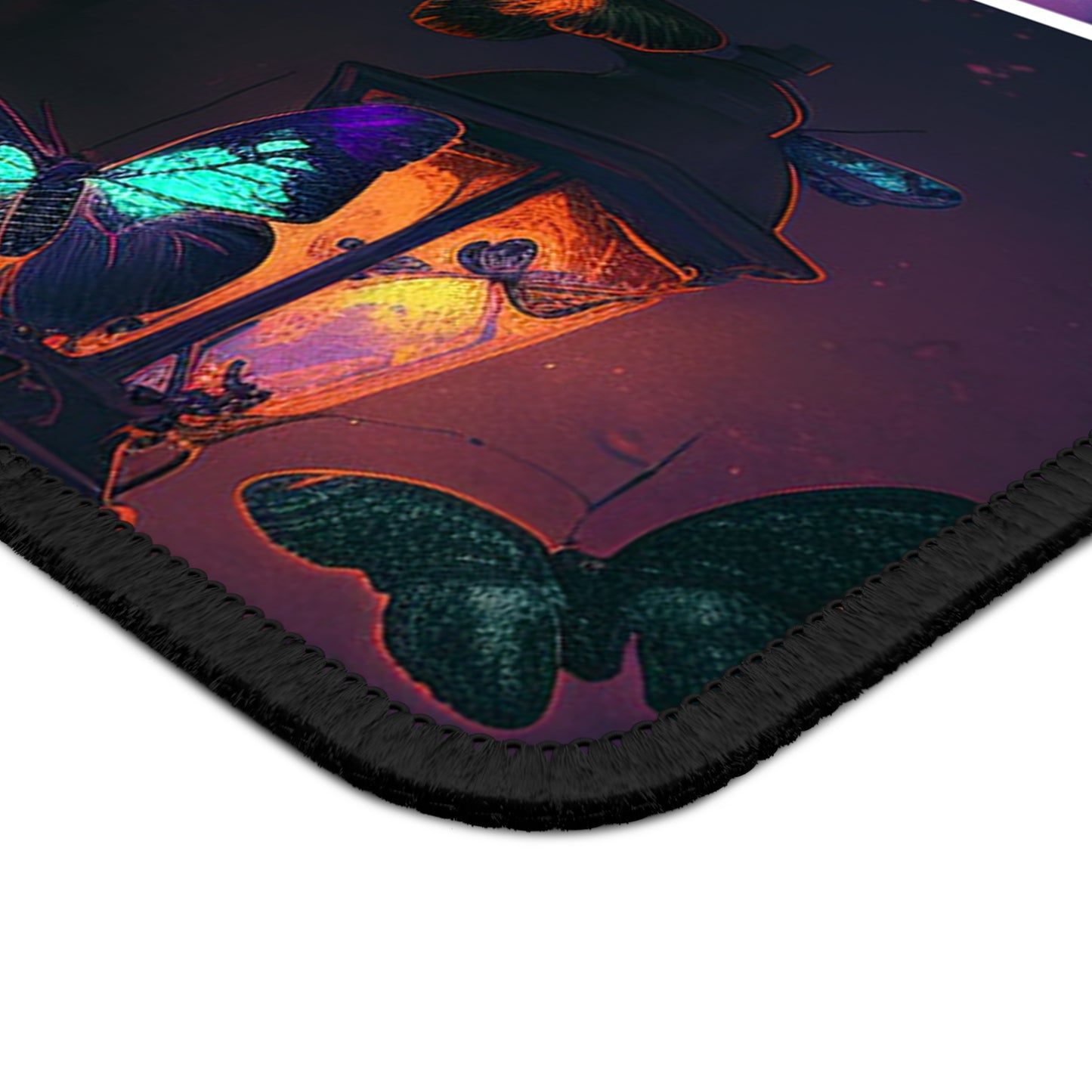 Gaming Mouse Pad Street Light Butterfly 5