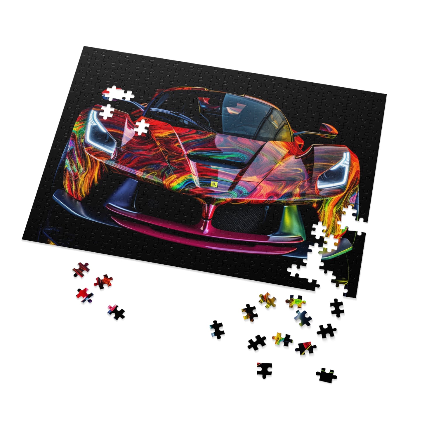 Jigsaw Puzzle (30, 110, 252, 500,1000-Piece) Ferrari Neon 3