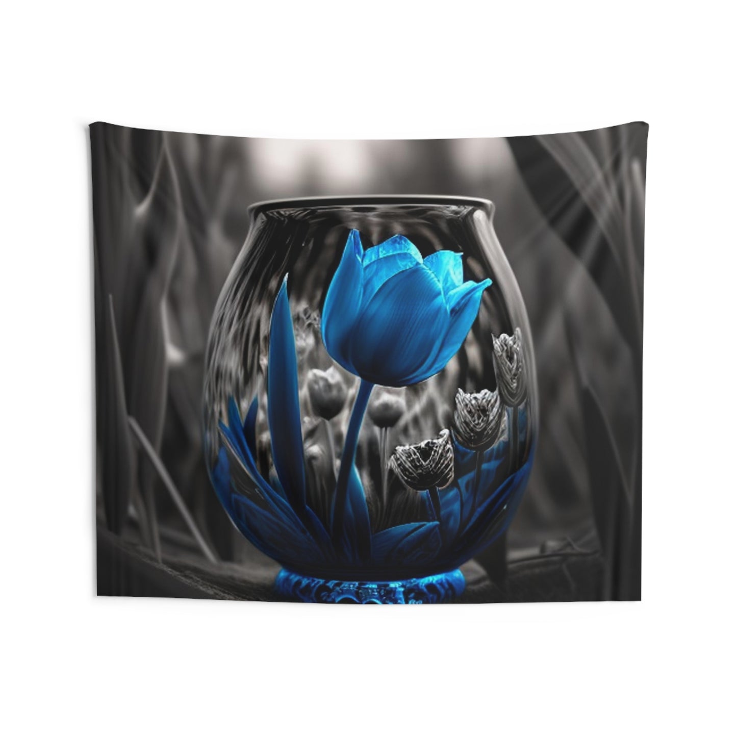 Indoor Wall Tapestries Tulip Blue 4