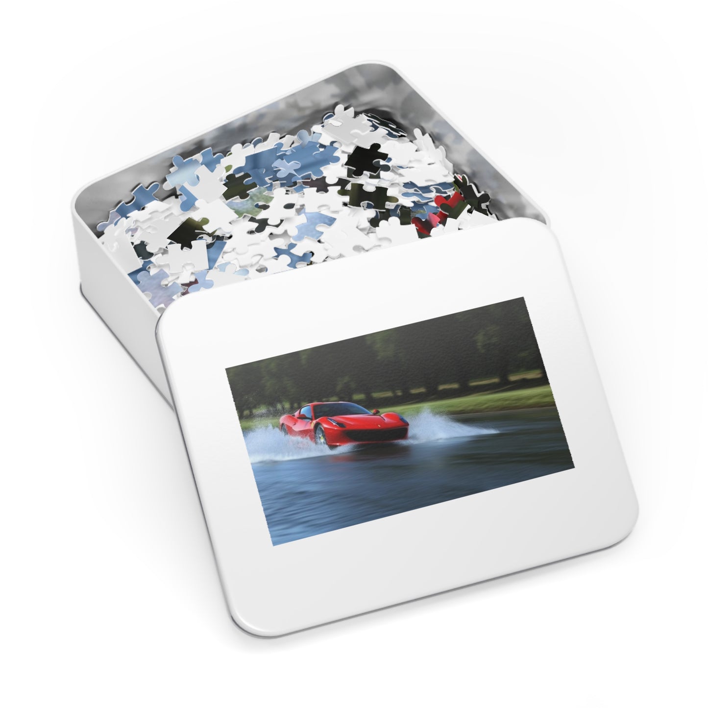 Jigsaw Puzzle (30, 110, 252, 500,1000-Piece) Water Ferrari Splash 3