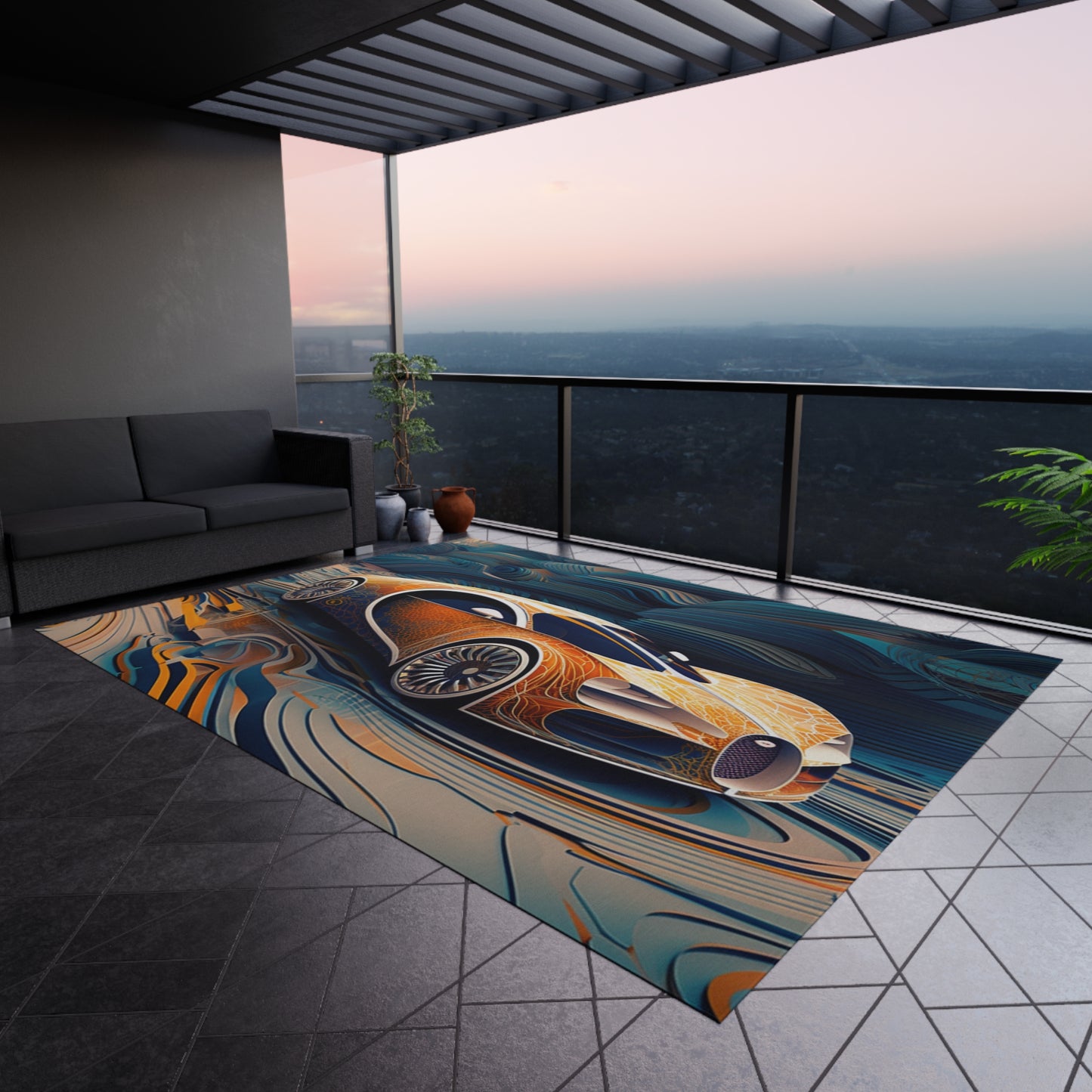 Outdoor Rug Bugatti Abstract Flair 1