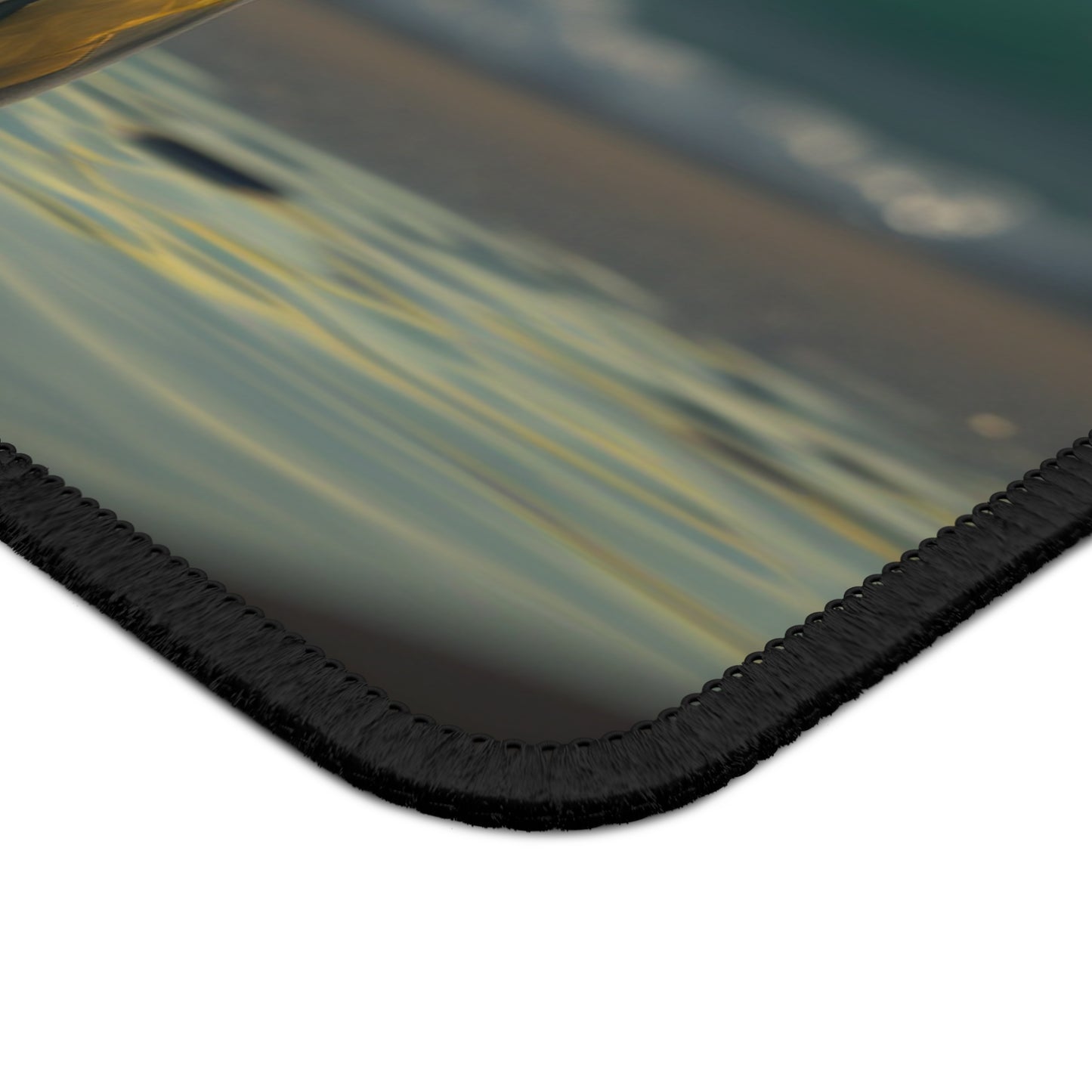 Gaming Mouse Pad Yellow Gladiolus glass 2