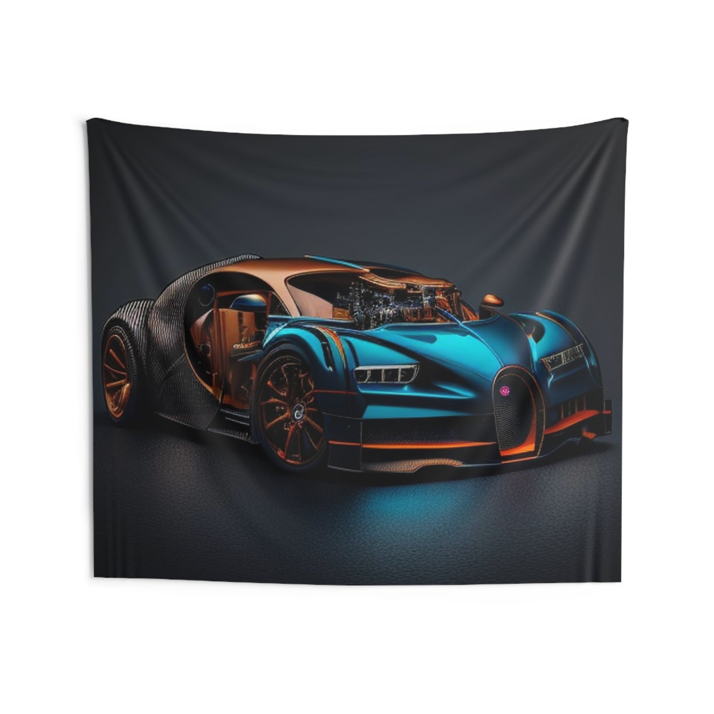 Indoor Wall Tapestries Bugatti Blue 4