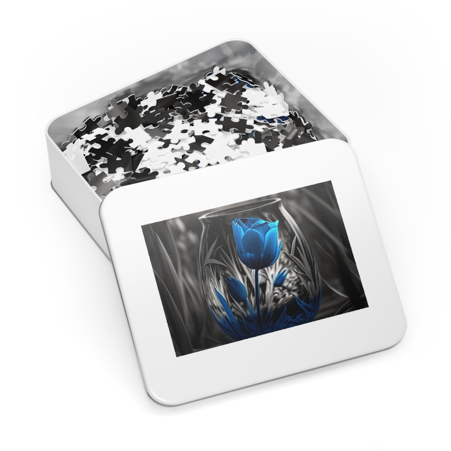 Jigsaw Puzzle (30, 110, 252, 500,1000-Piece) Tulip Blue 3