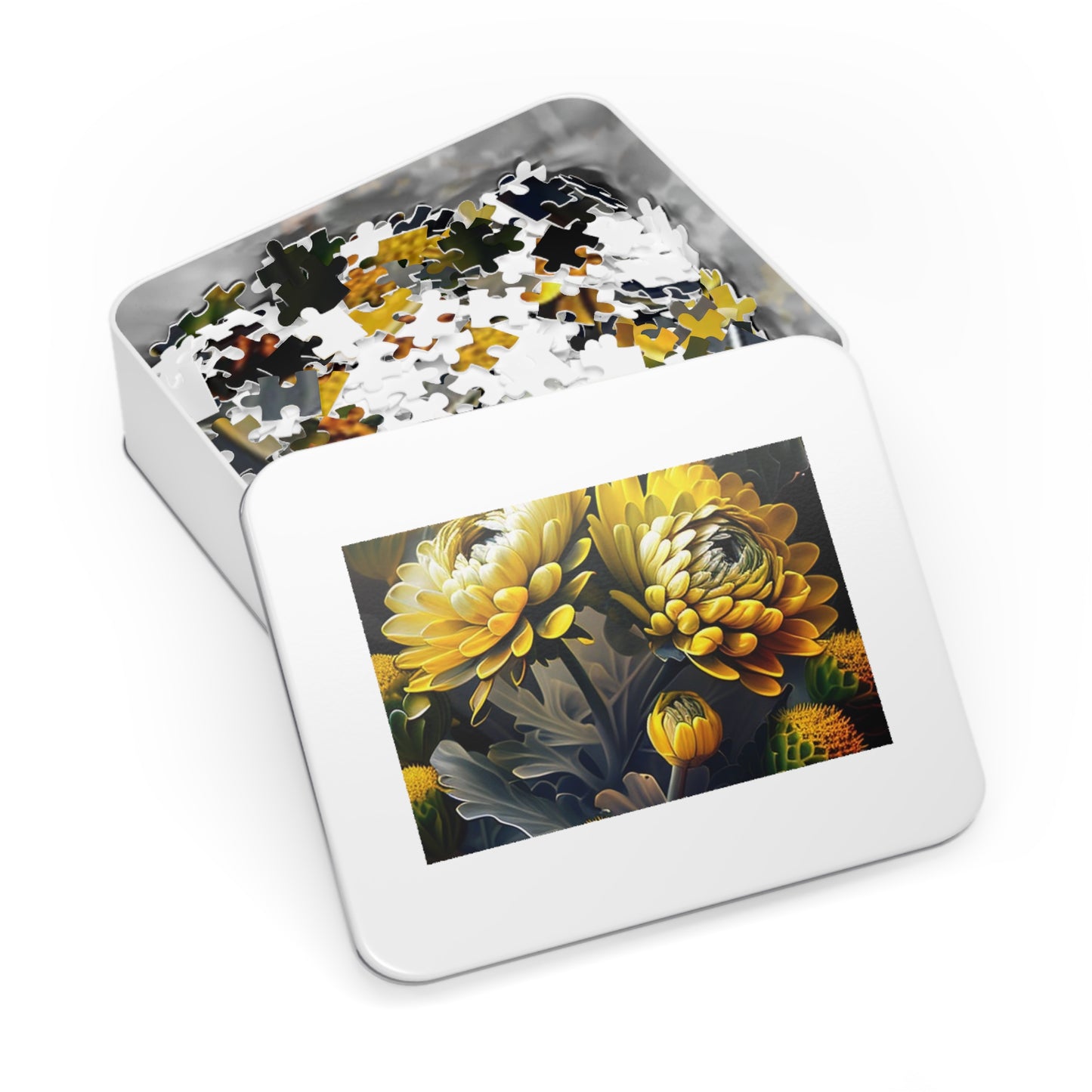 Jigsaw Puzzle (30, 110, 252, 500,1000-Piece) Yellow Hermosas Flores Amarillas 2