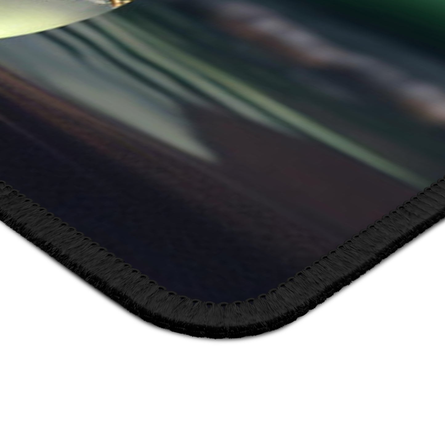 Gaming Mouse Pad Yellow Gladiolus glass 1