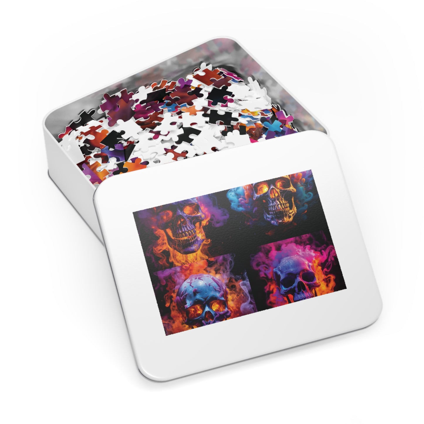 Jigsaw Puzzle (30, 110, 252, 500,1000-Piece) Macro Skull 5