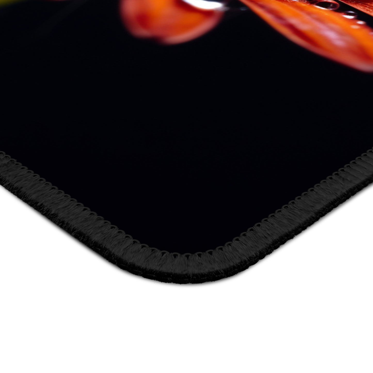 Gaming Mouse Pad Water drop Macro Flower 1