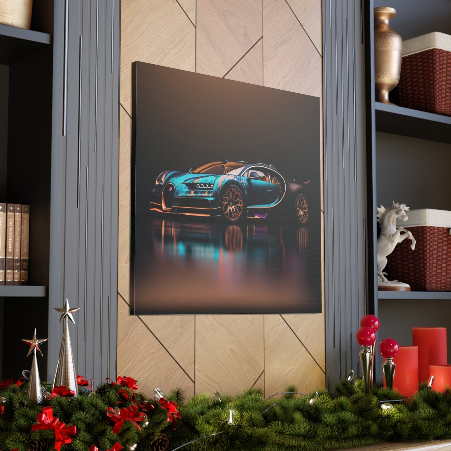 Canvas Gallery Wraps Bugatti Blue 2