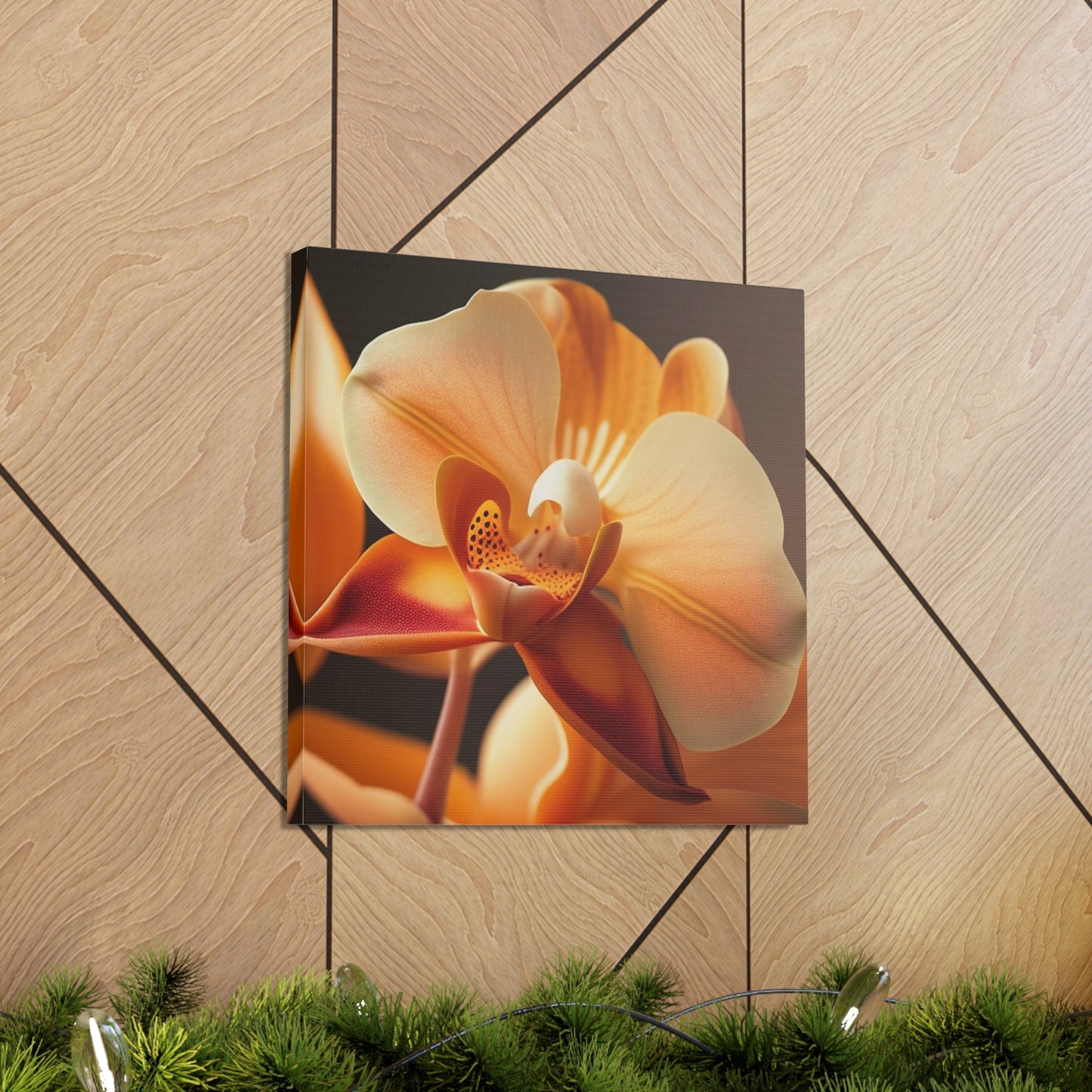Canvas Gallery Wraps Orange Orchid 3