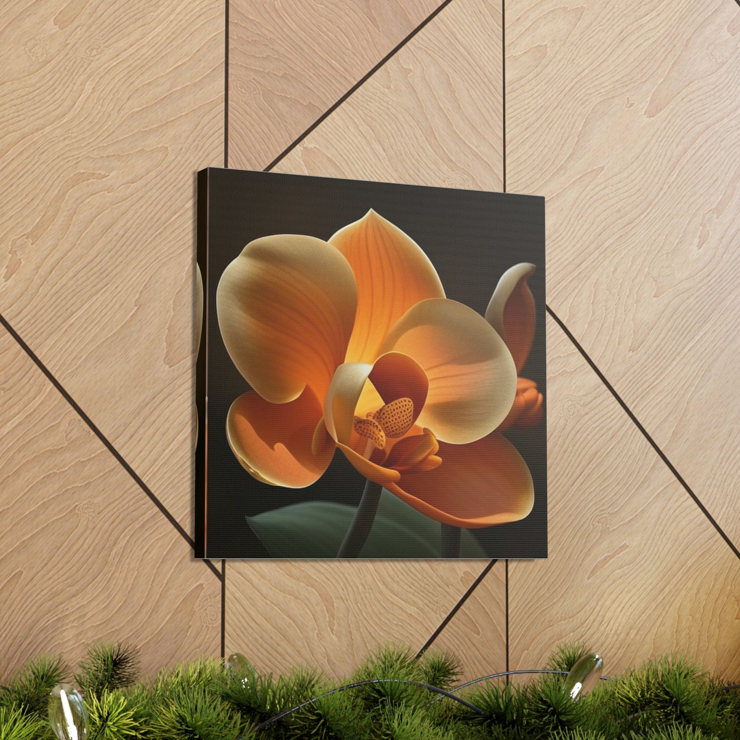 Canvas Gallery Wraps Orange Orchid 4