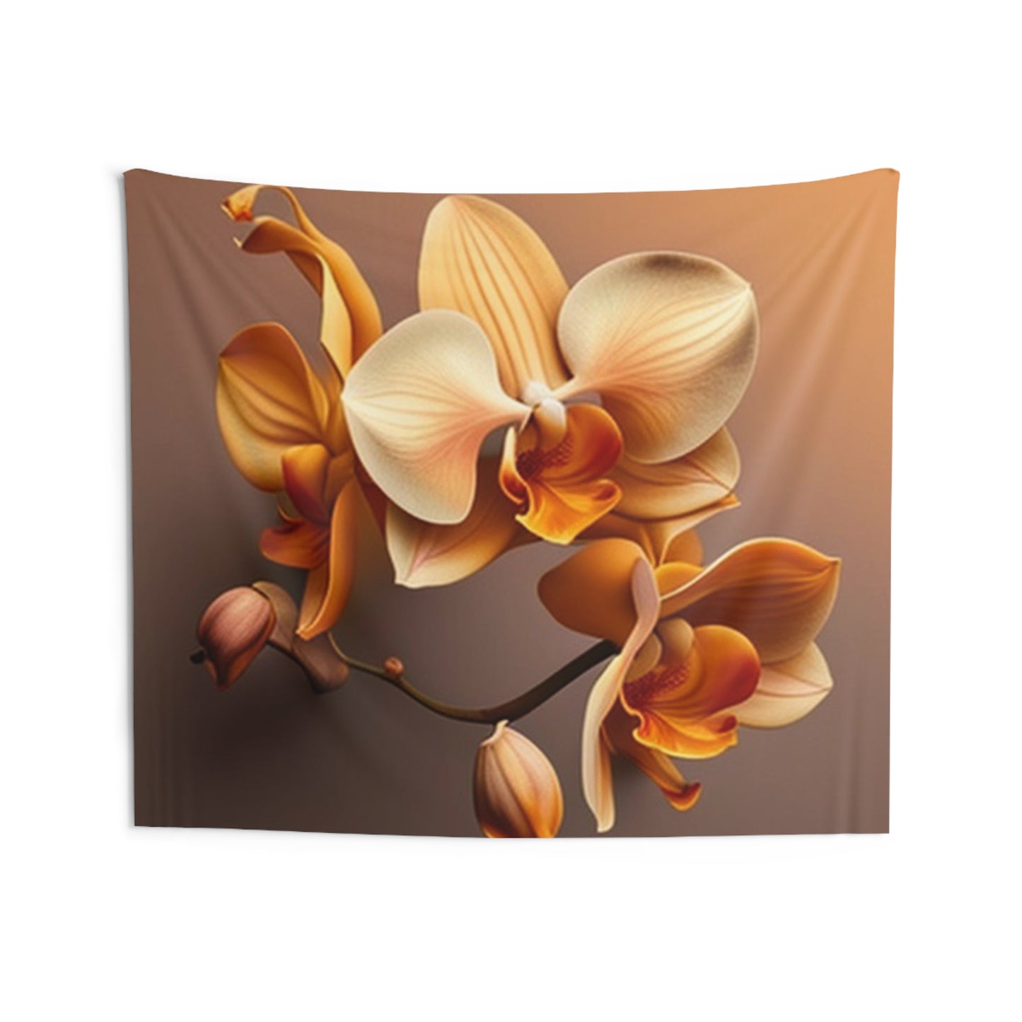Indoor Wall Tapestries orchid pedals 2