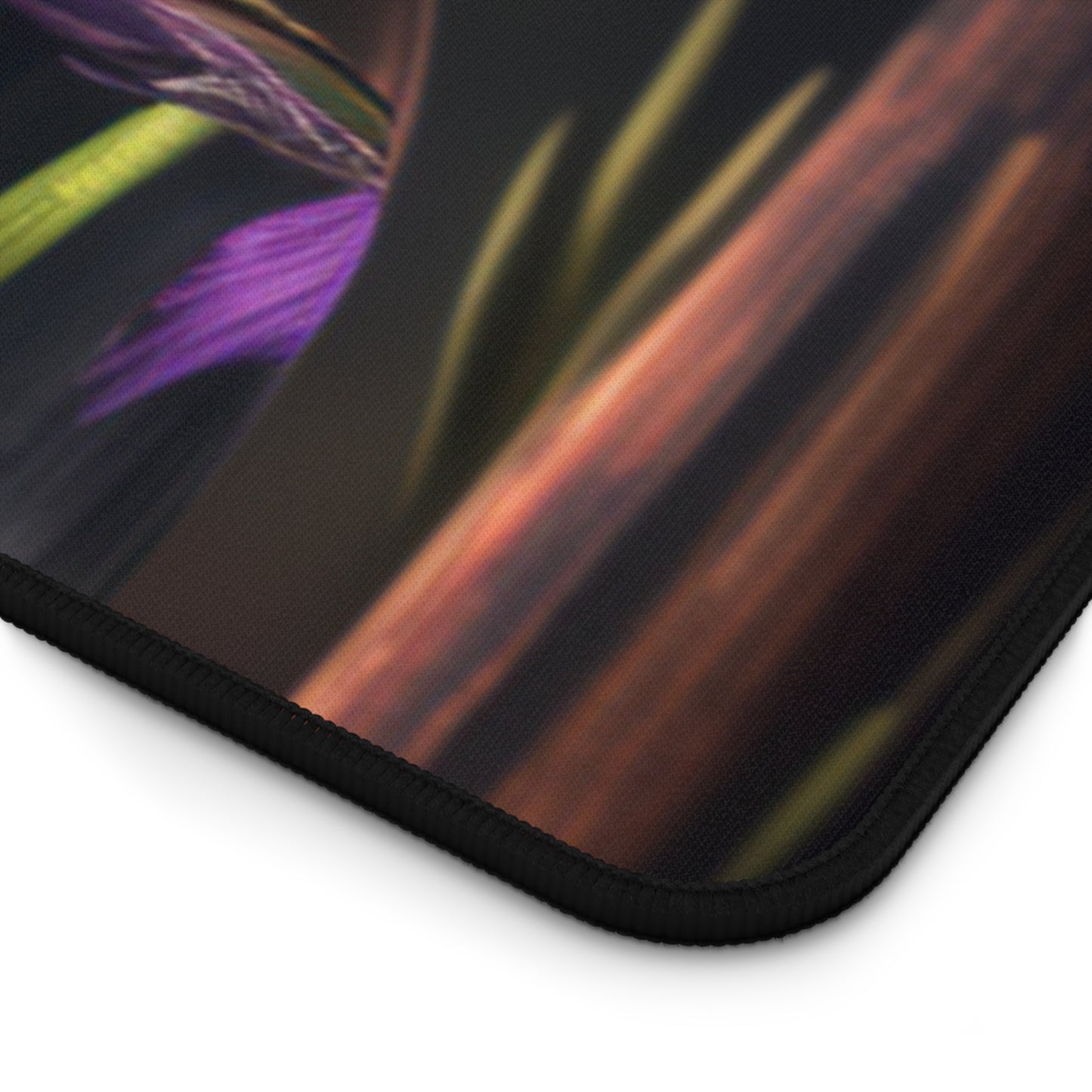 Desk Mat Purple Iris in a vase 5