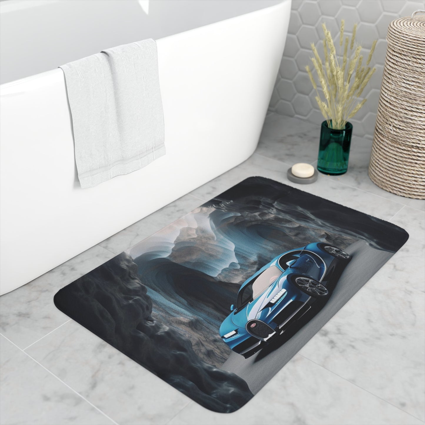 Memory Foam Bath Mat Bugatti Real Look 2