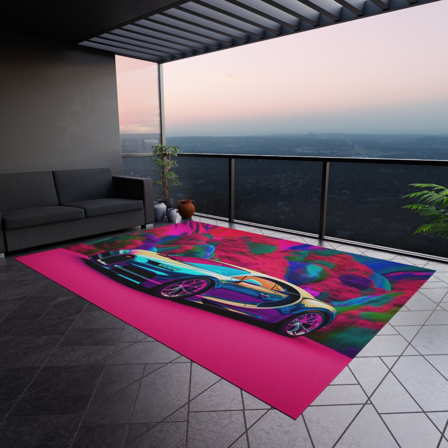 Outdoor Rug Florescent Bugatti Flair 4
