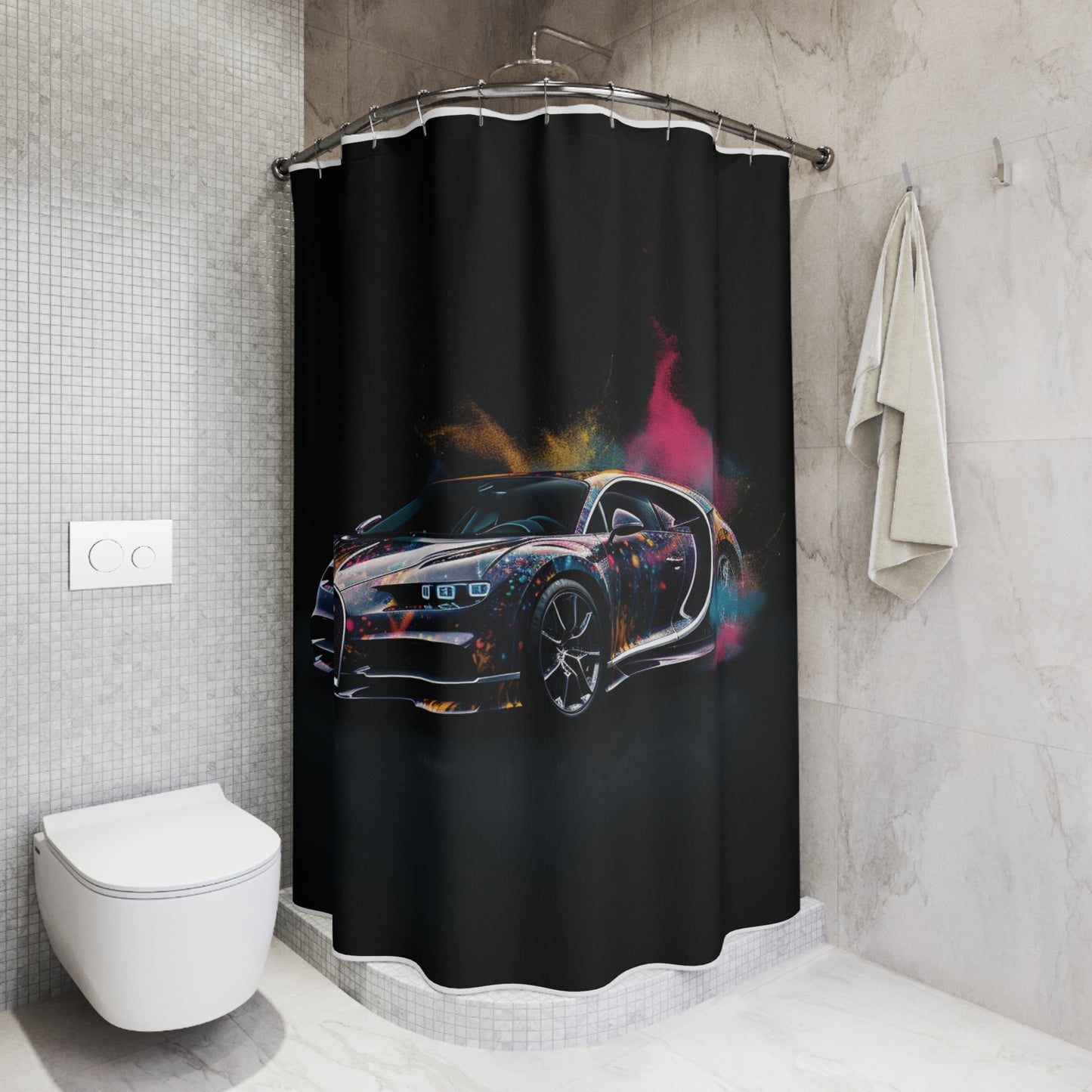 Polyester Shower Curtain Hyper Bugatti 4