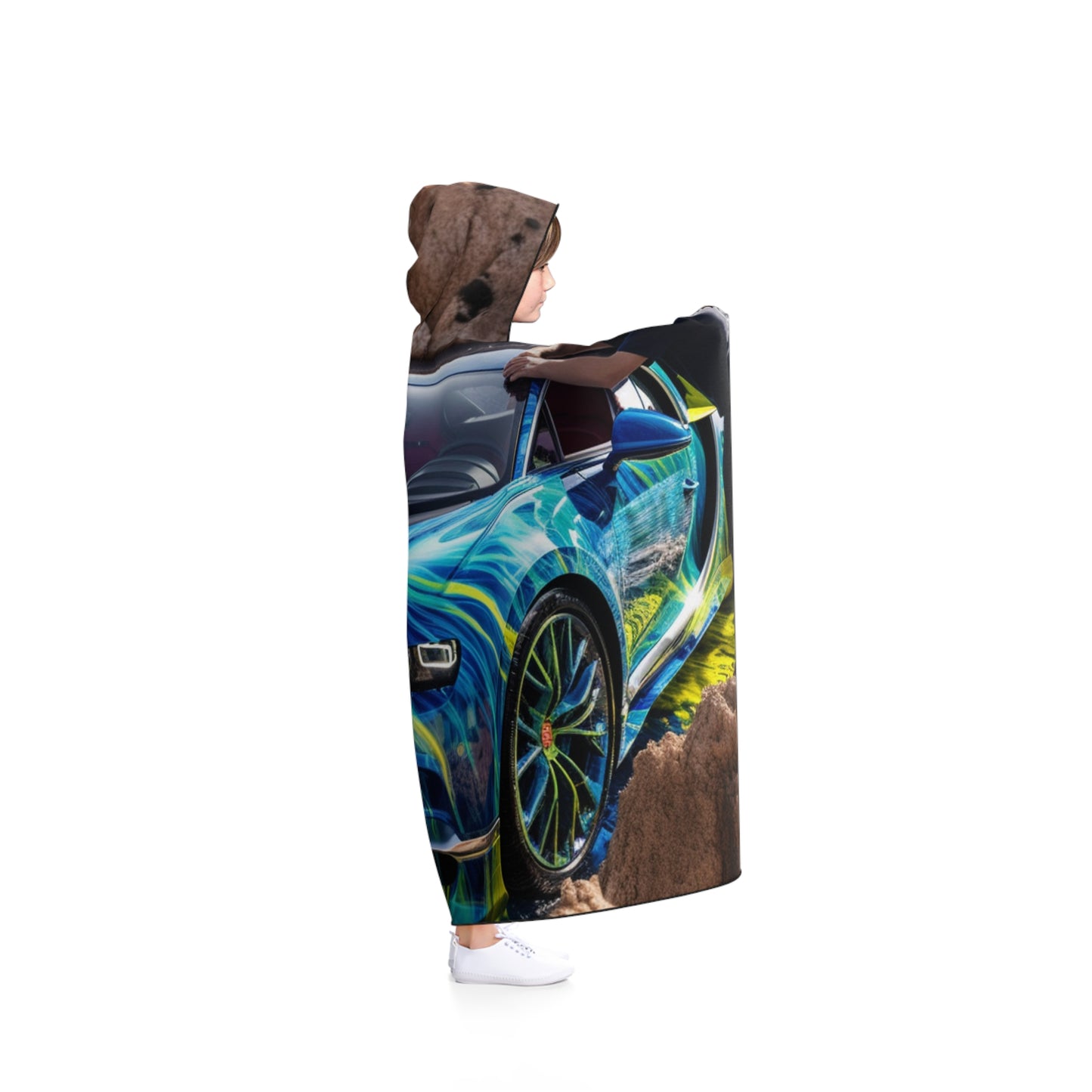 Hooded Blanket Bugatti Water 1