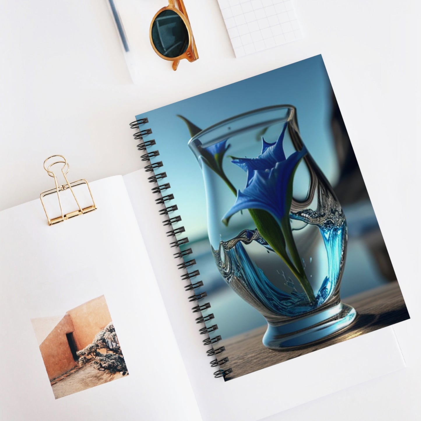 Spiral Notebook - Ruled Line The Bluebell 2