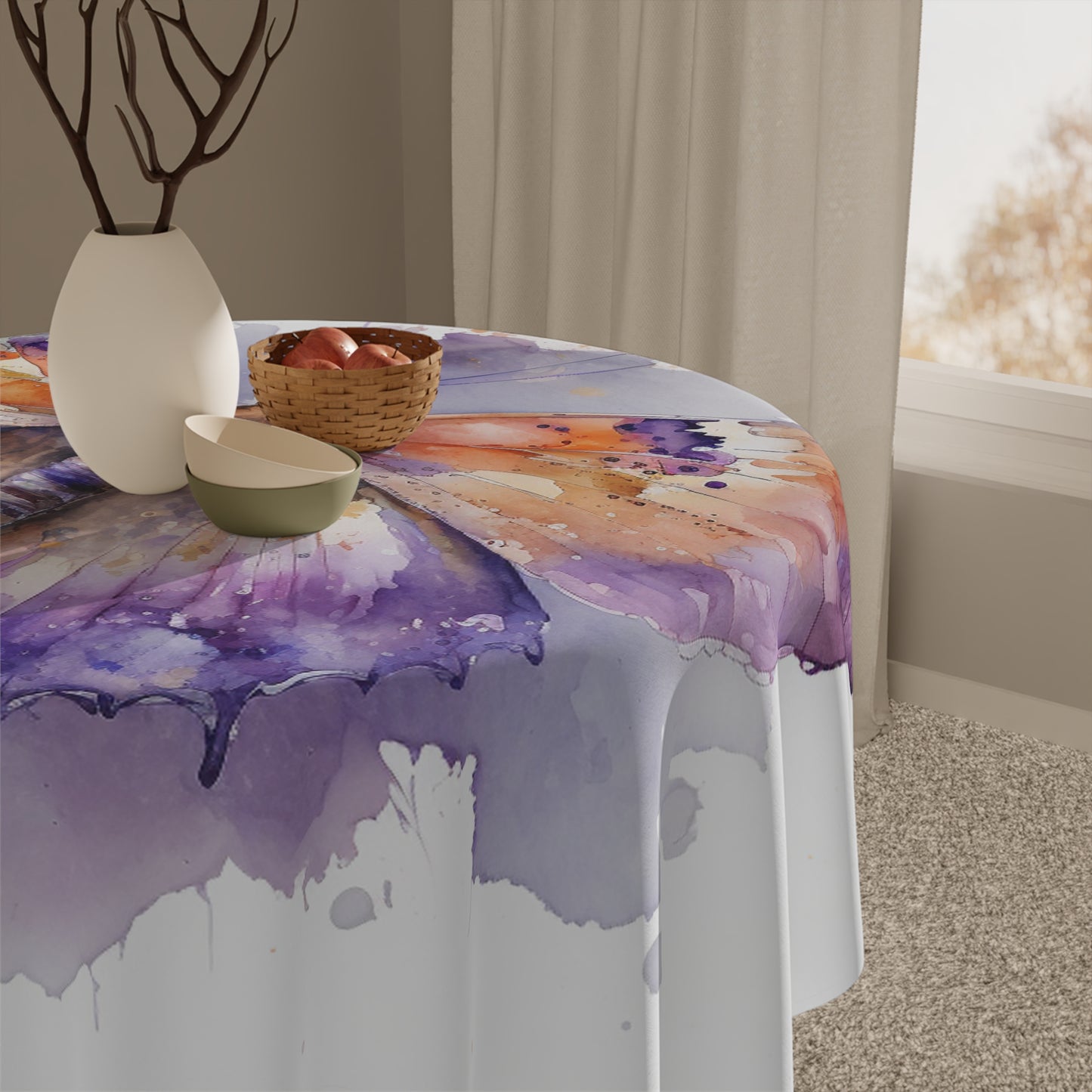 Tablecloth MerlinRose Watercolor Butterfly 1