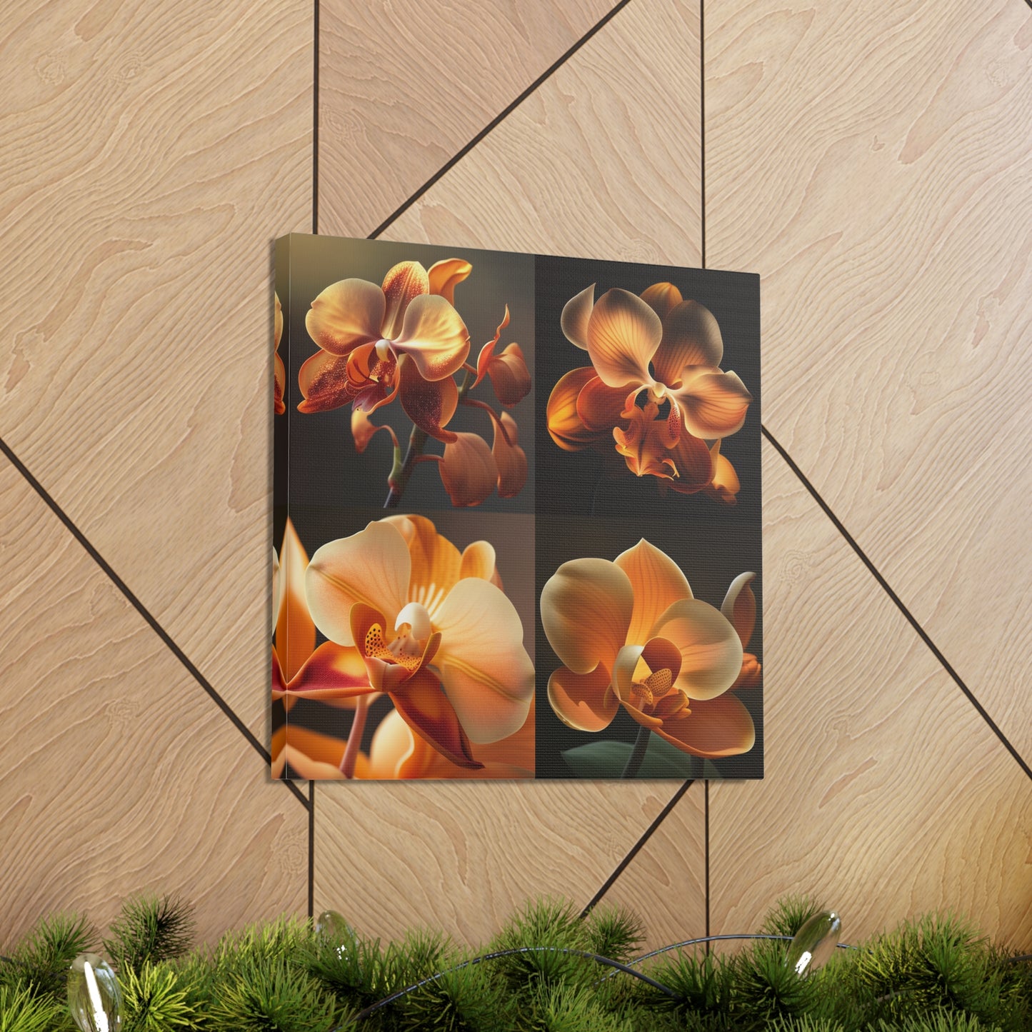 Canvas Gallery Wraps Orange Orchid 5