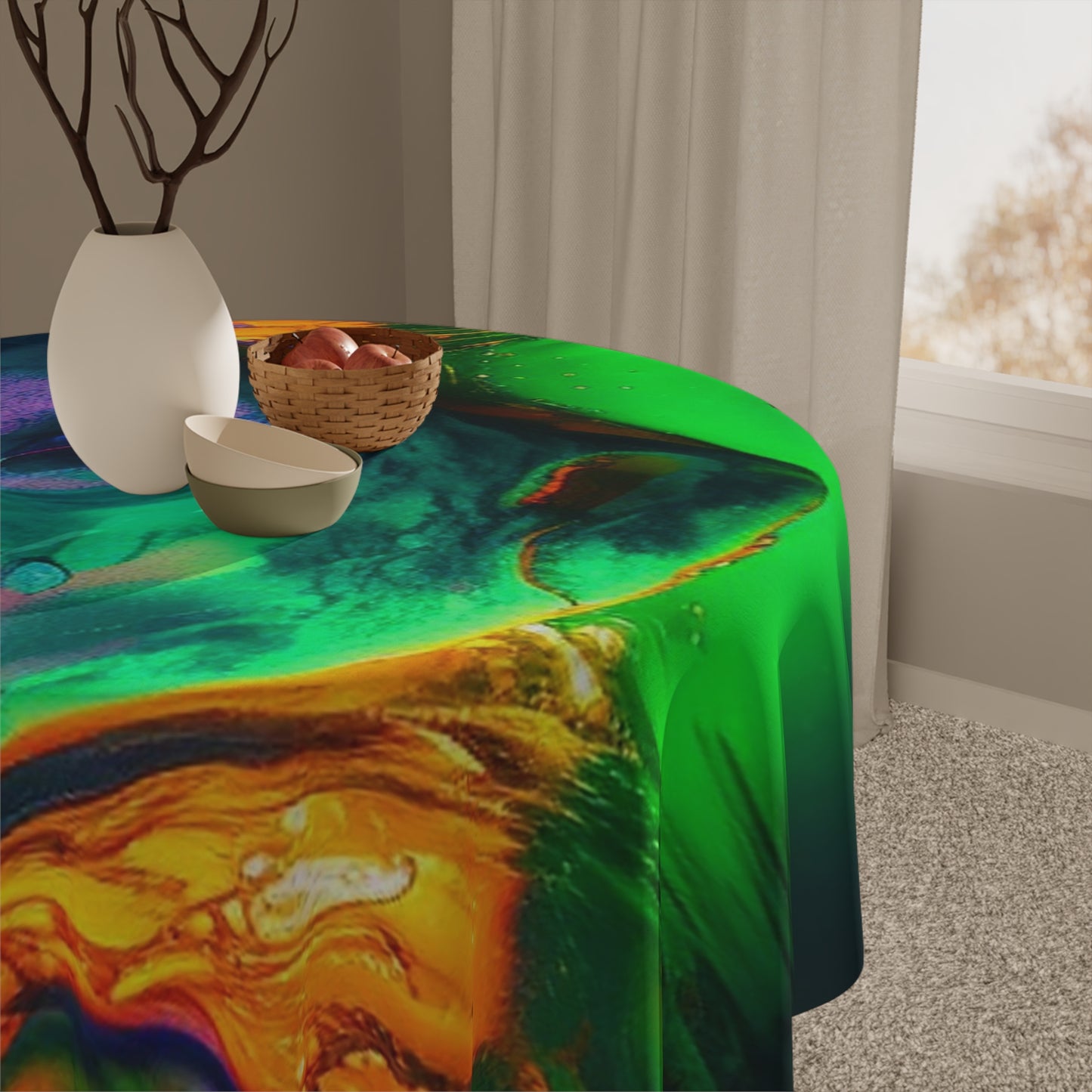 Tablecloth Florescent Glow 1