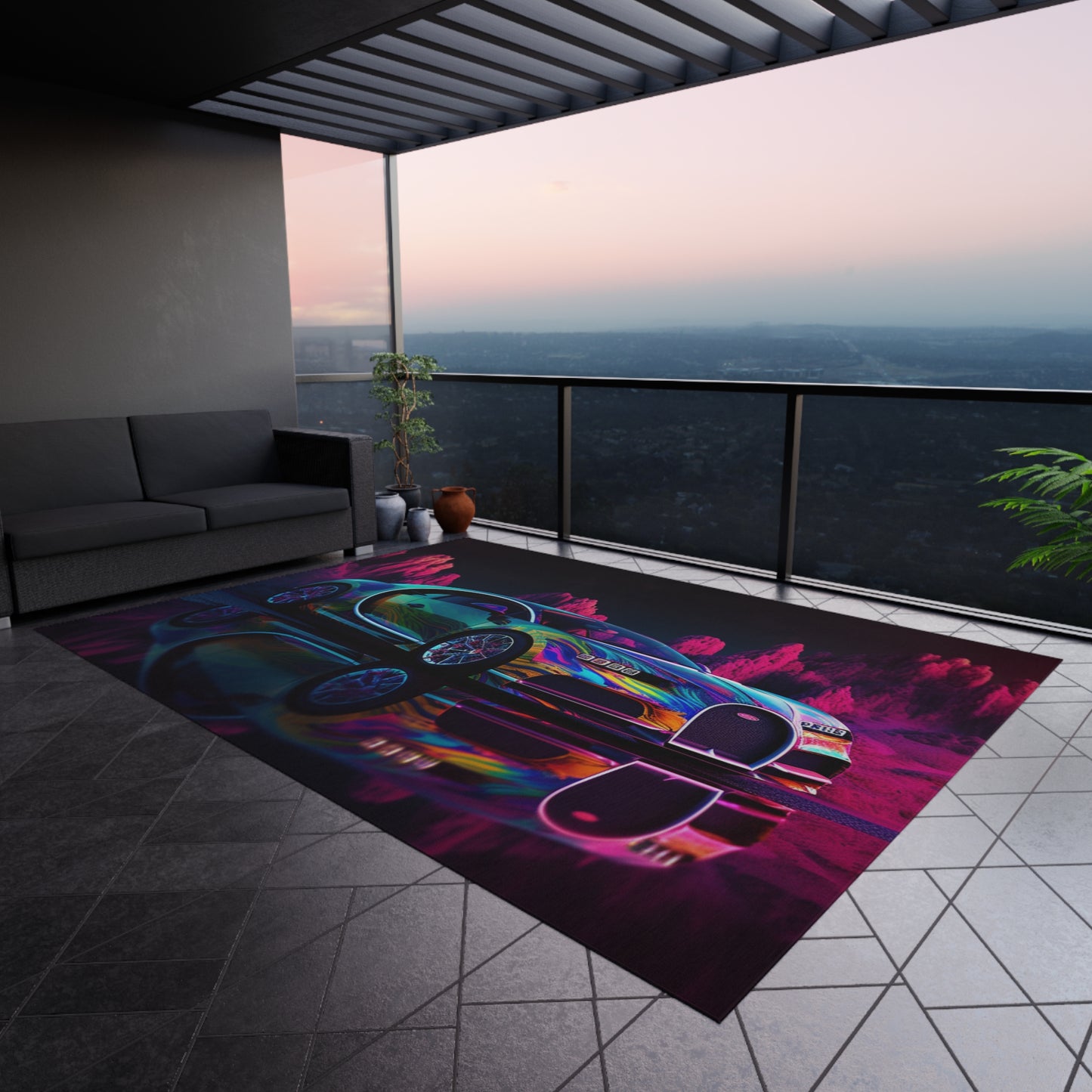 Outdoor Rug Florescent Bugatti Flair 2