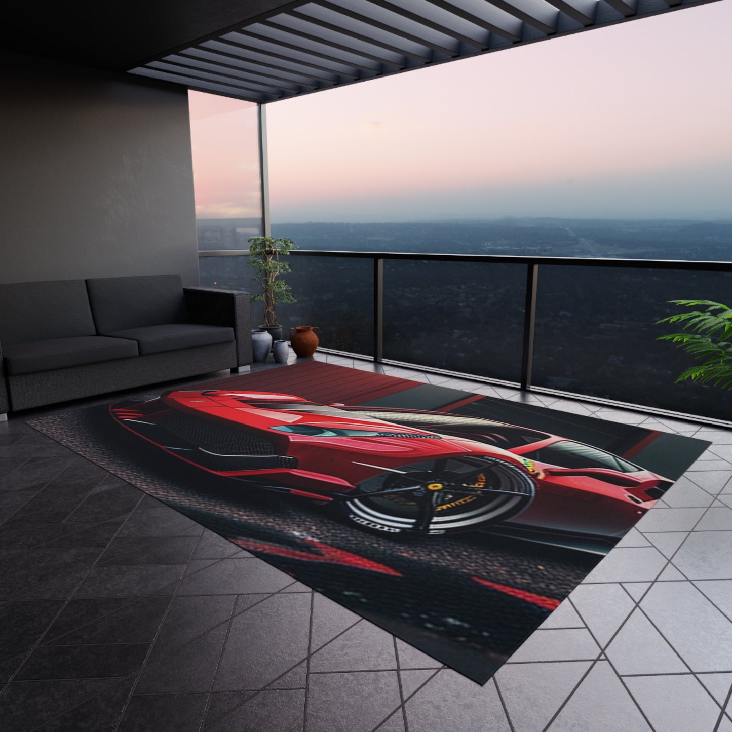 Outdoor Rug Ferrari Hyper 1