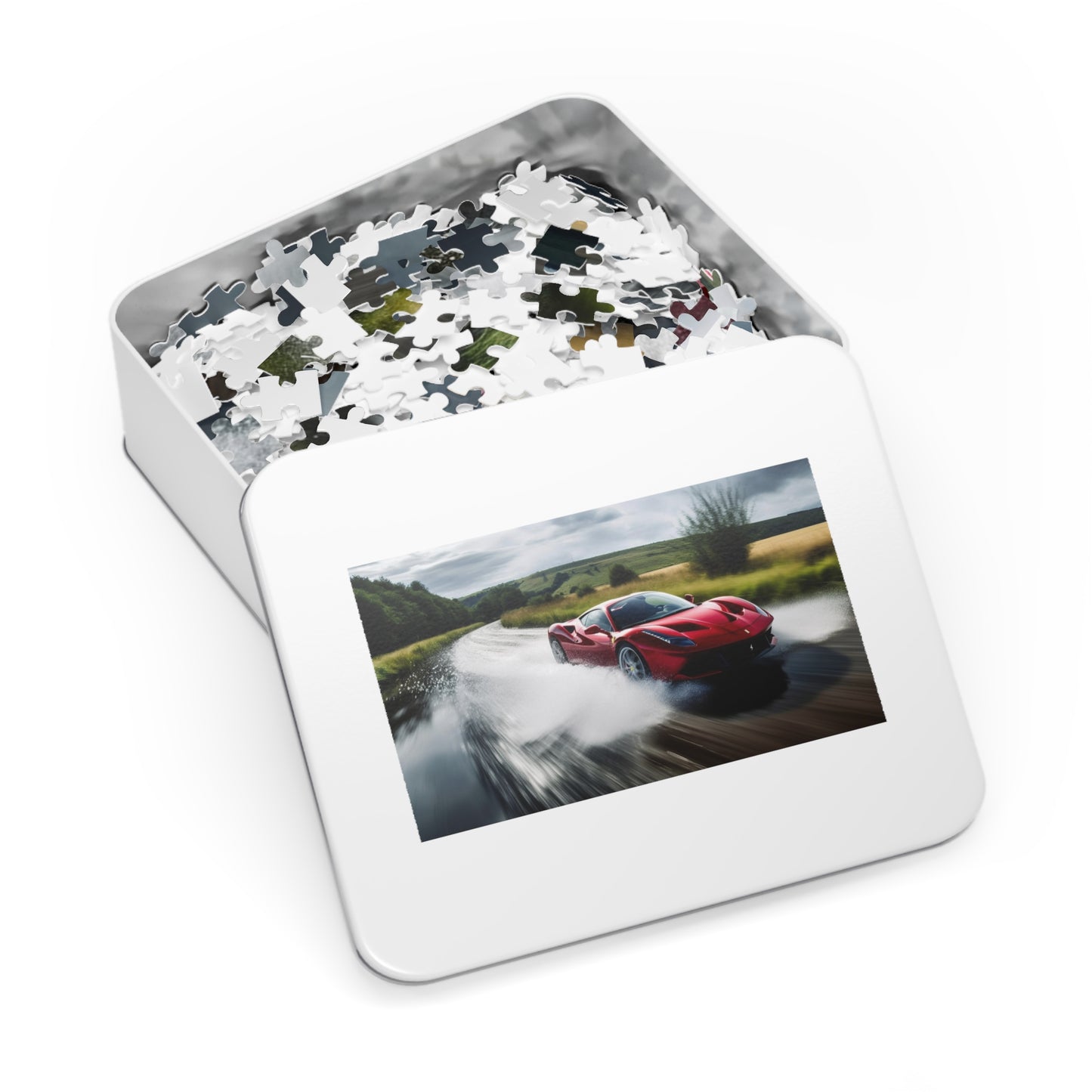 Jigsaw Puzzle (30, 110, 252, 500,1000-Piece) Water Ferrari Splash 4