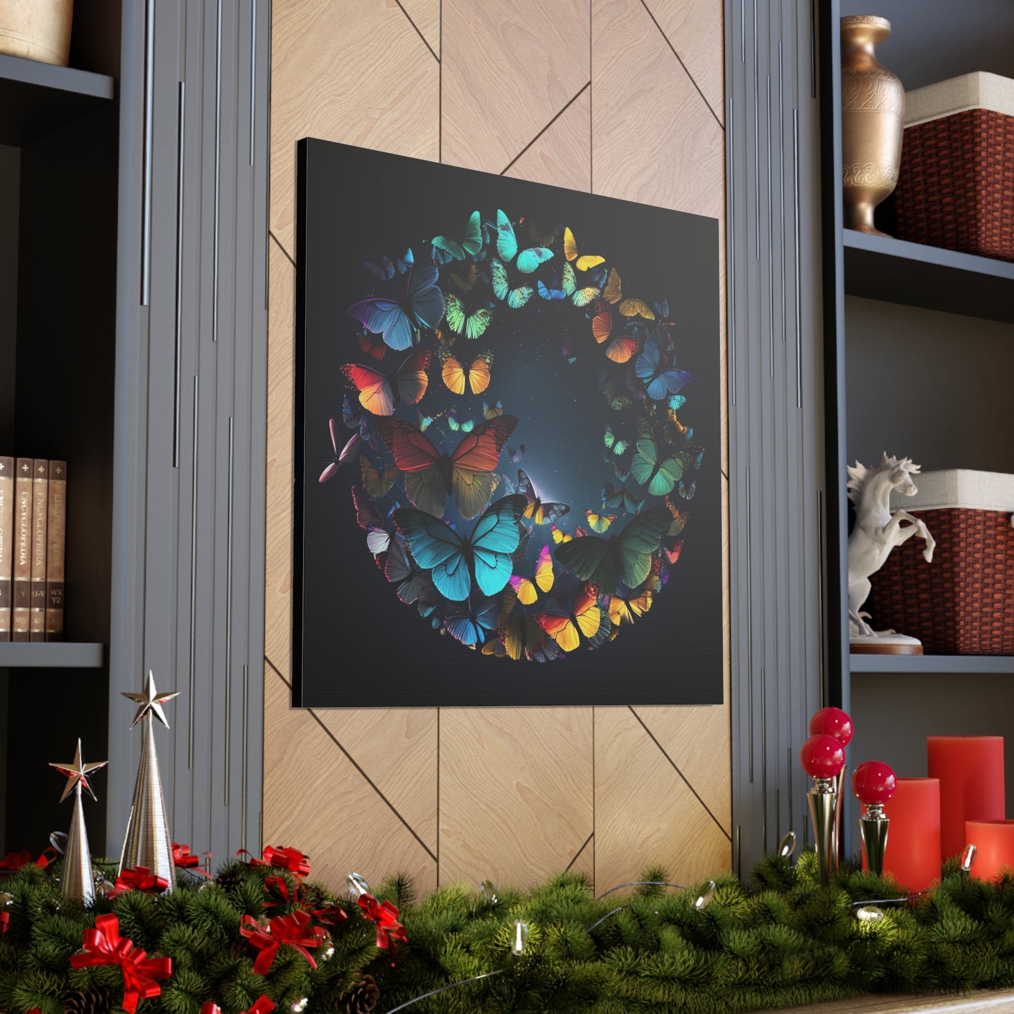 Canvas Gallery Wraps Moon Butterfly 3