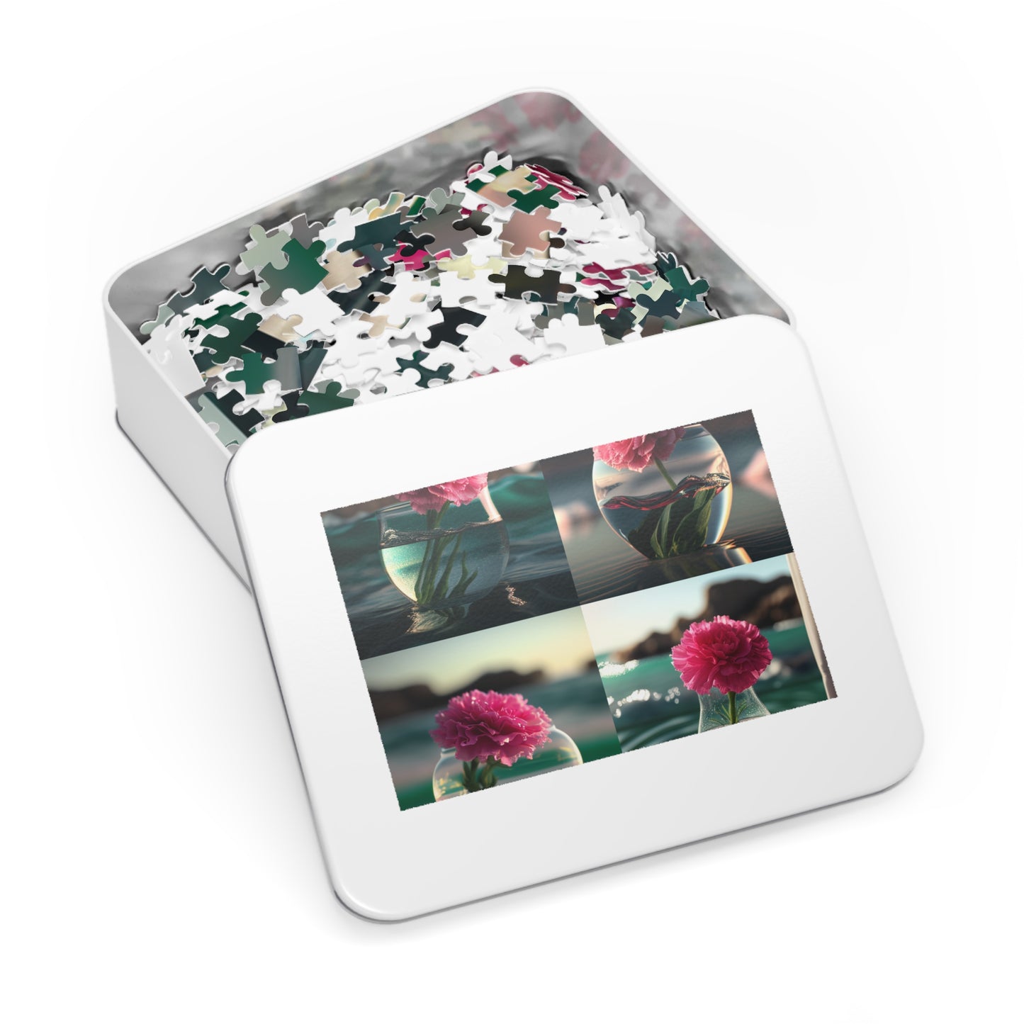 Jigsaw Puzzle (30, 110, 252, 500,1000-Piece) Carnation 5