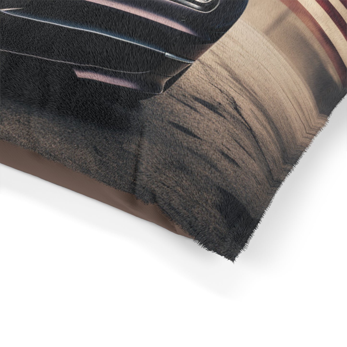 Pet Bed American Flag Background Bugatti 2