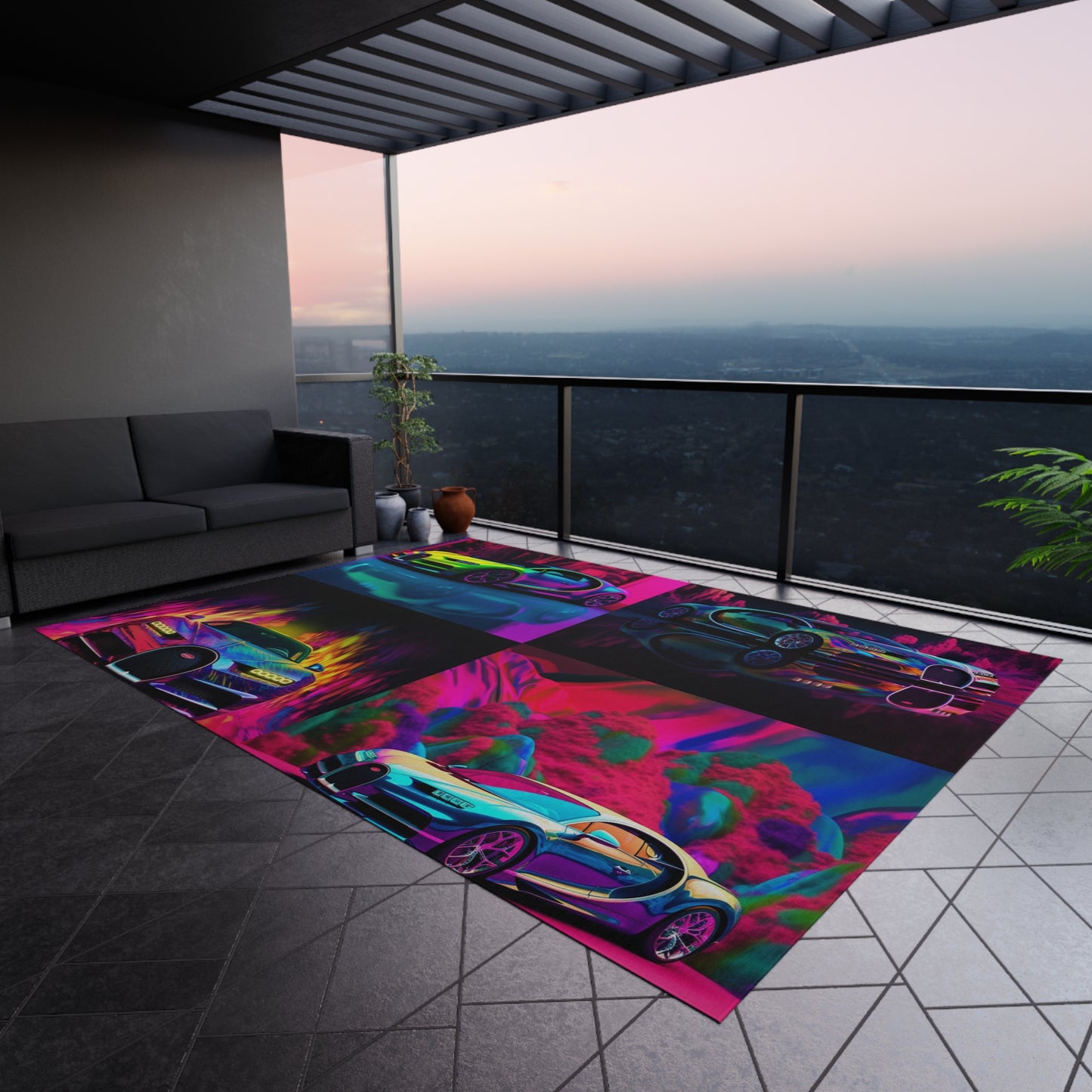 Outdoor Rug Florescent Bugatti Flair 5
